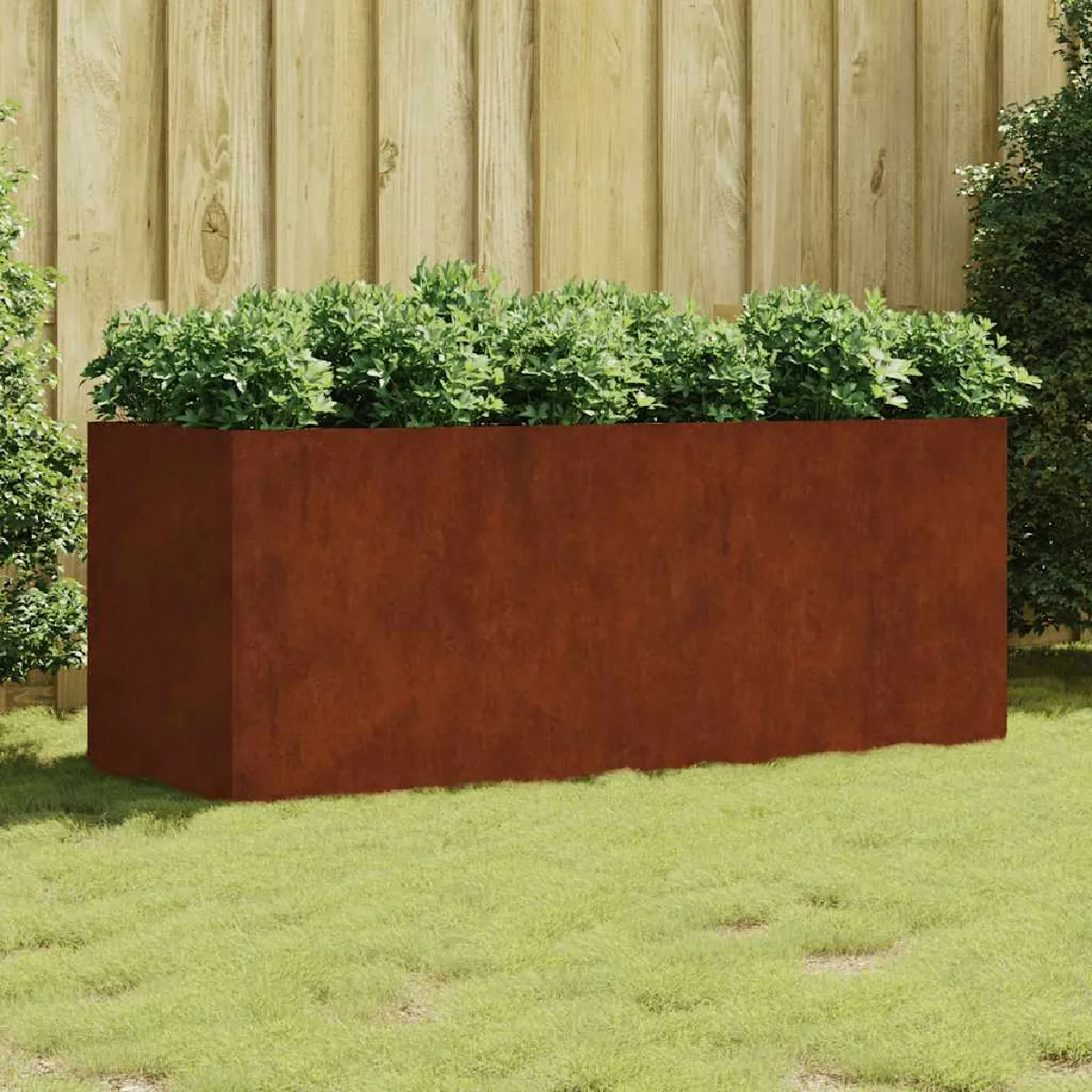 vidaXL Lit surélevé de jardin Acier corten - vue 8