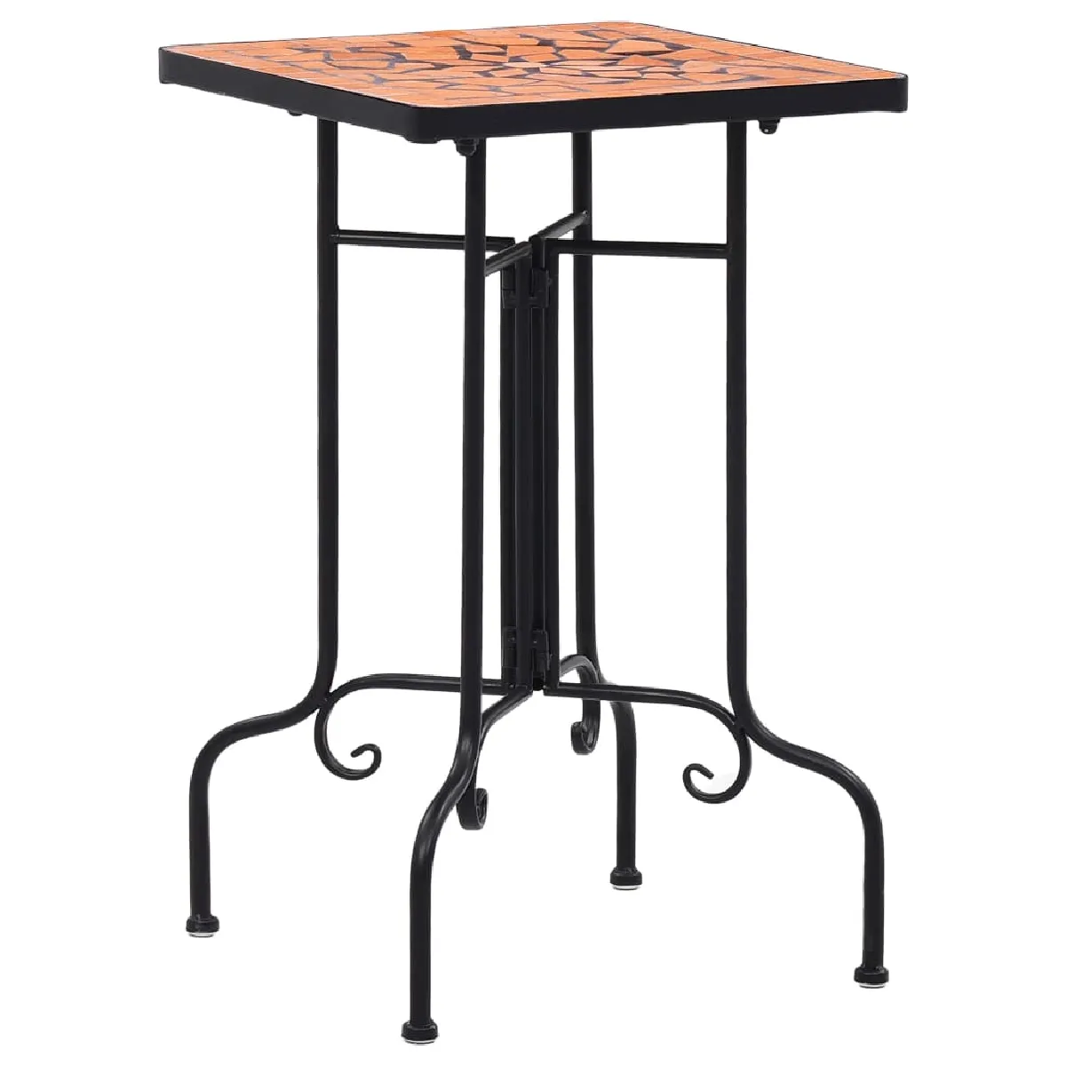 vidaXL Table de bistro mosaïque cuite - vue 2