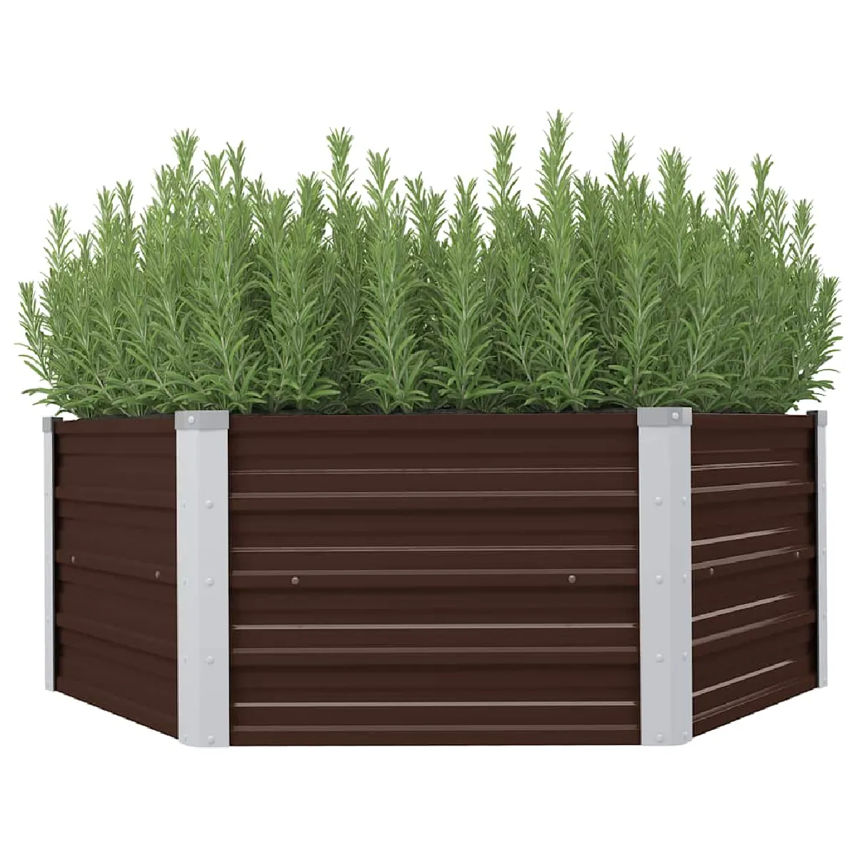vidaXL Jardinière Surélevée Pot à Fleurs Cache Pot Pot à Plante Bac à Plante Véranda Jardin Balcon Patio Terrasse Cour 45710 - vue 2