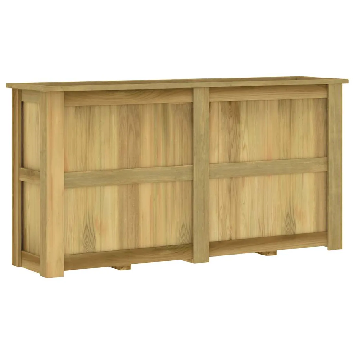vidaXL Jardinière surélevée 196x50x100 cm Bois de pin imprégné - vue 2