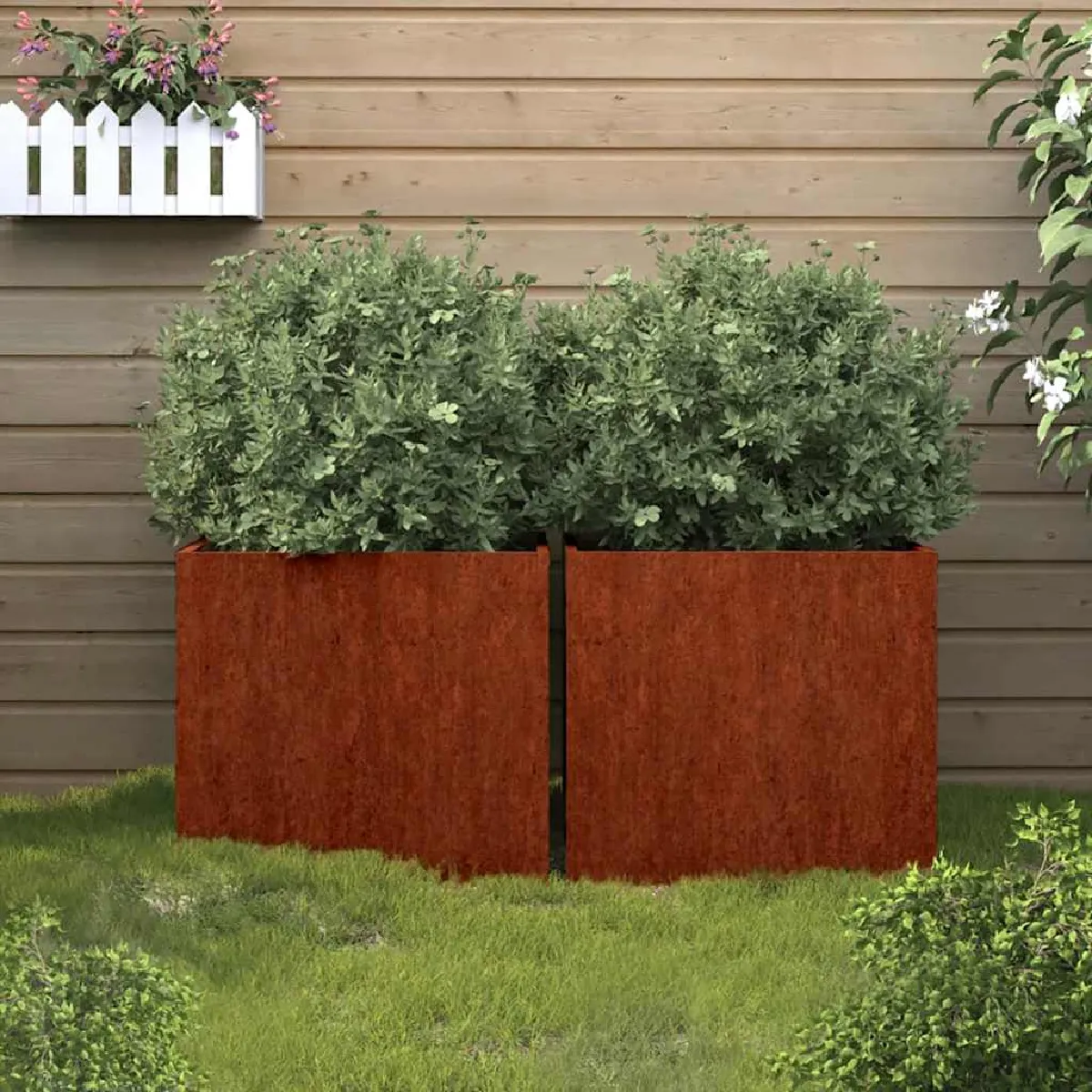 Vidaxl Jardinières 2 Pcs