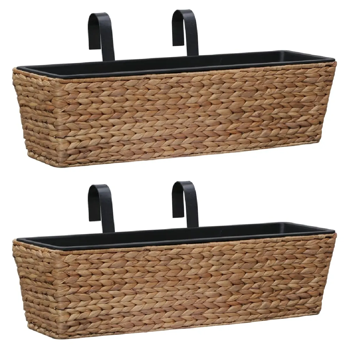 vidaXL Jardinières 2 pcs Jacinthe d'eau - vue 2