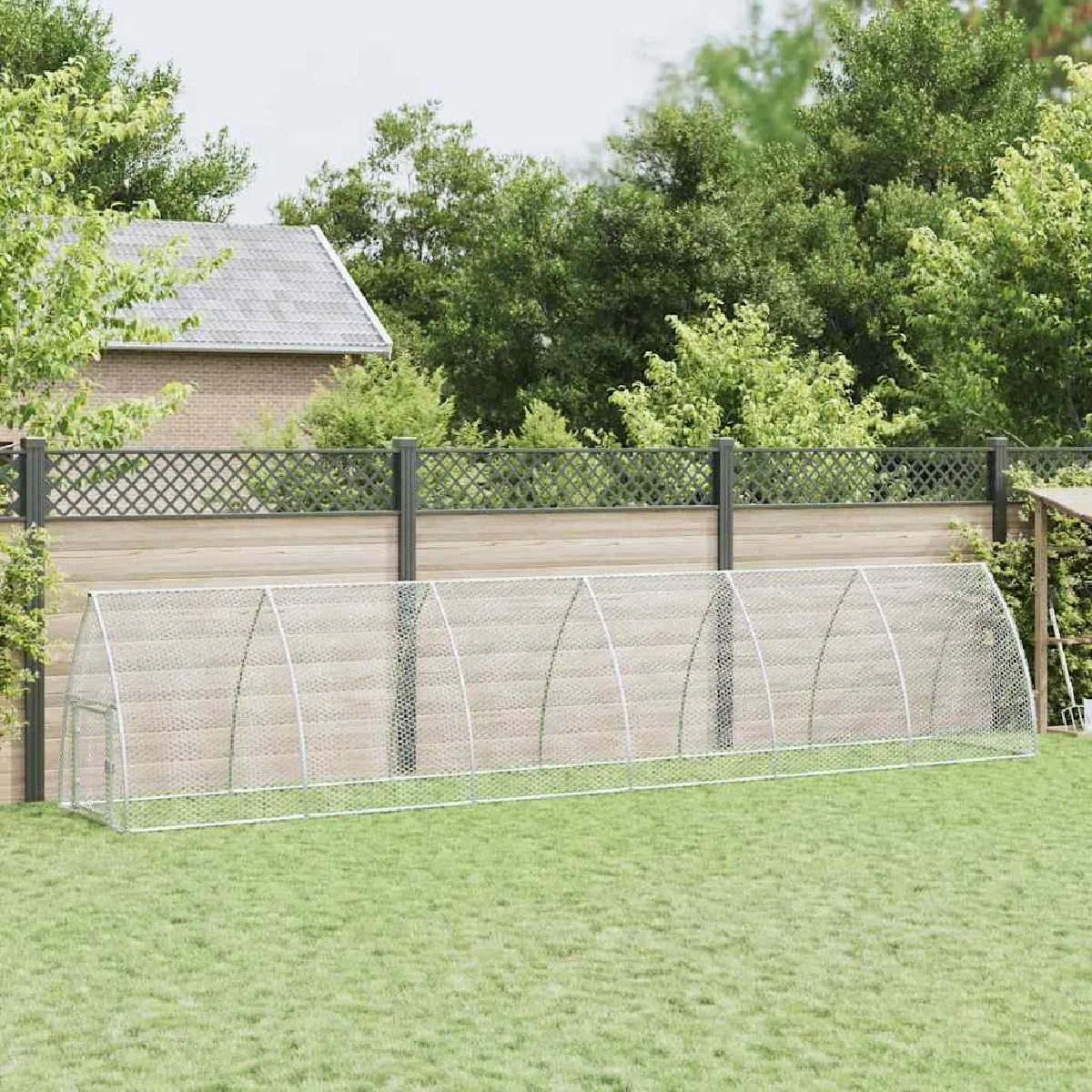 vidaXL Cage pour poules 600x105x120 cm - vue 2