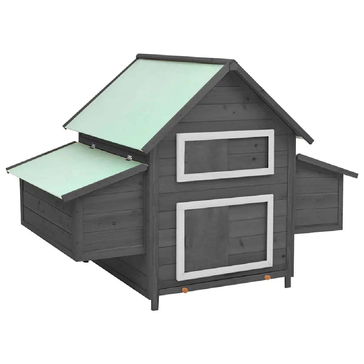 vidaXL Poulailler Bois - vue 3
