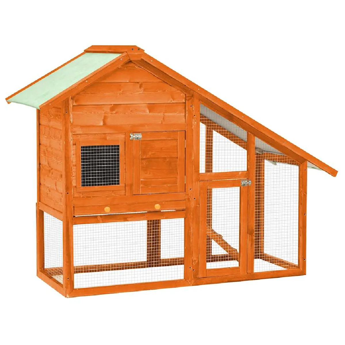 VidaXL Clapier 140cm Bois - vue 2
