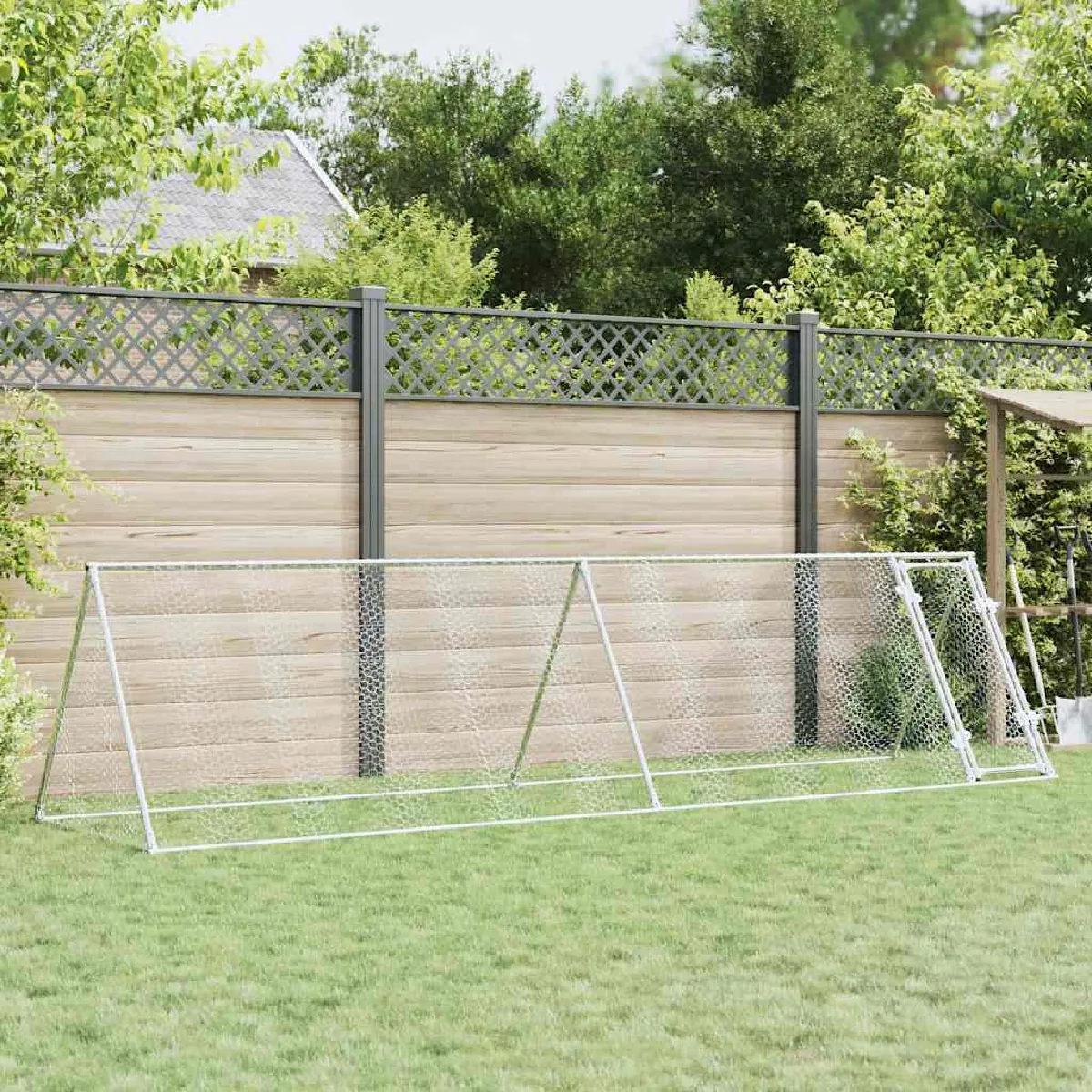 vidaXL Cage poules 400x105x91 cm - vue 2