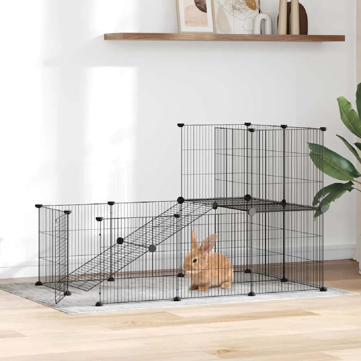vidaXL Cage pour animaux 20 panneaux - vue 2