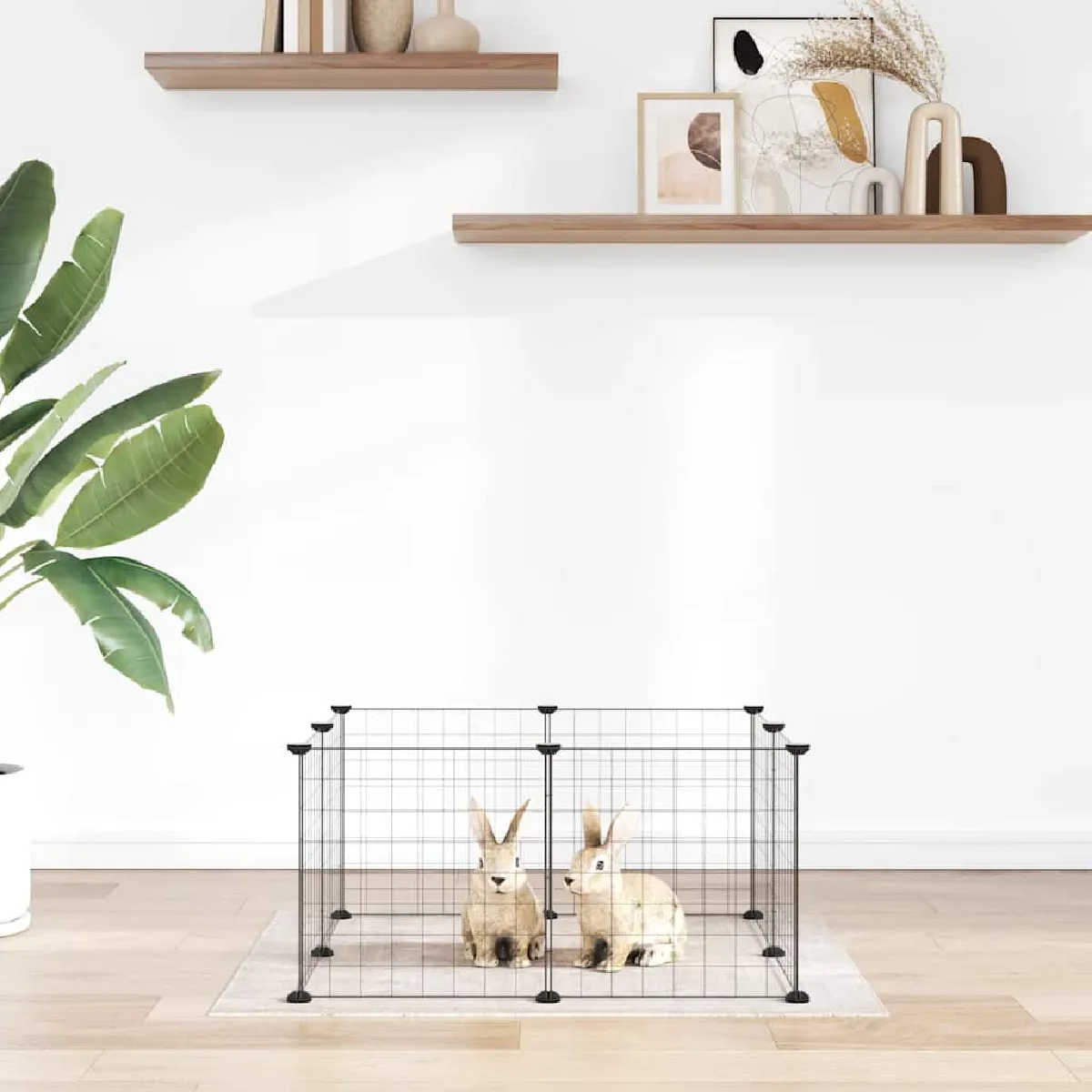 vidaXL Cage animaux de compagnie - Noir