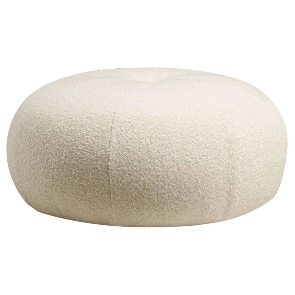 Hanah Home Blanc Pouf Rond