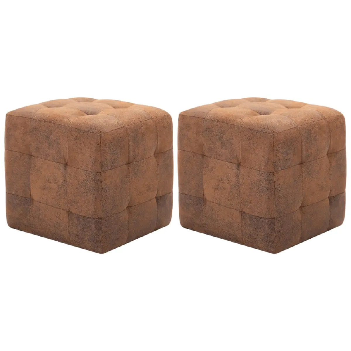 Pouf Cube Rangement Similicuir Fuchsia 1 UNITÉ | Leroy Merlin