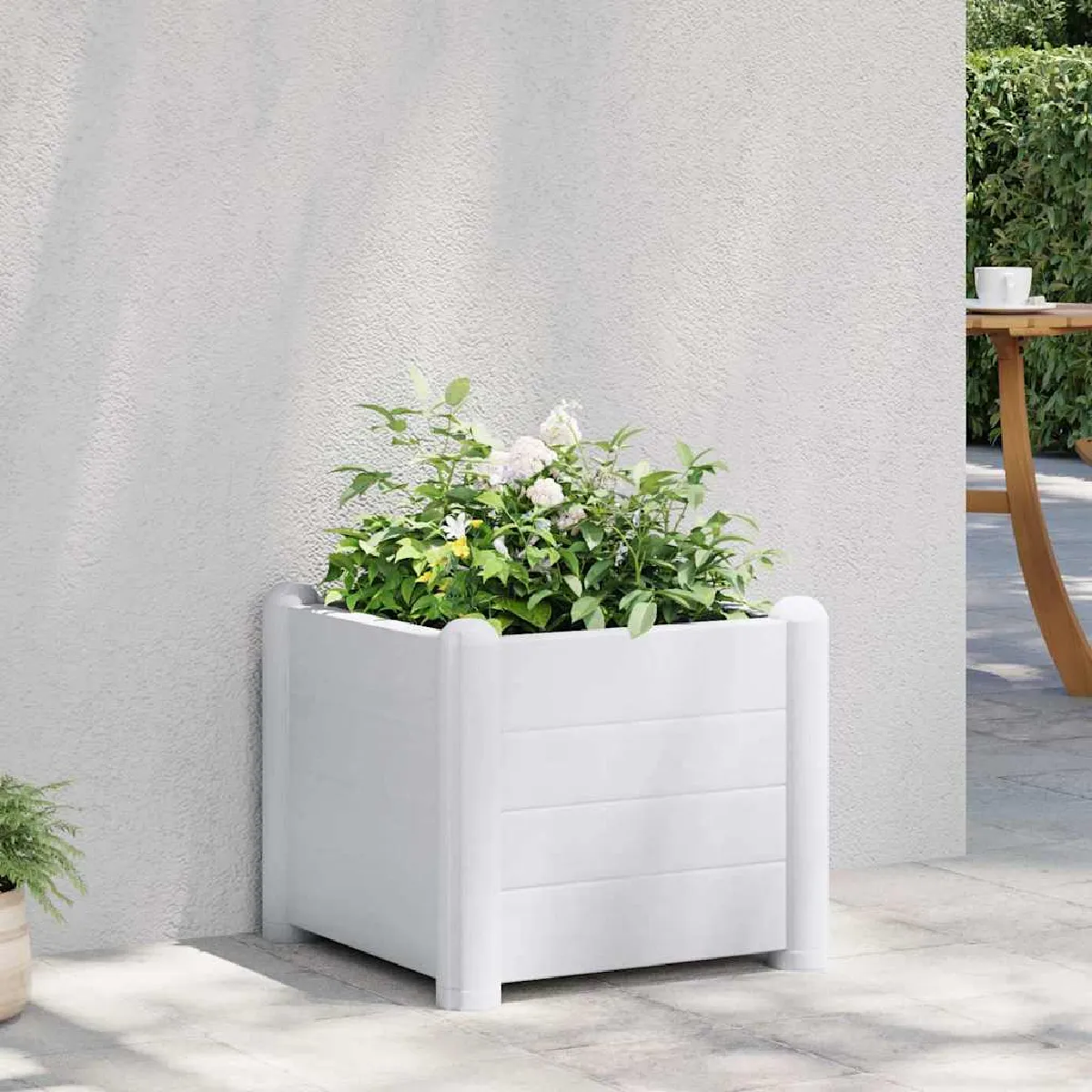 vidaXL Lit surélevé de jardin PP 43x43x35 cm