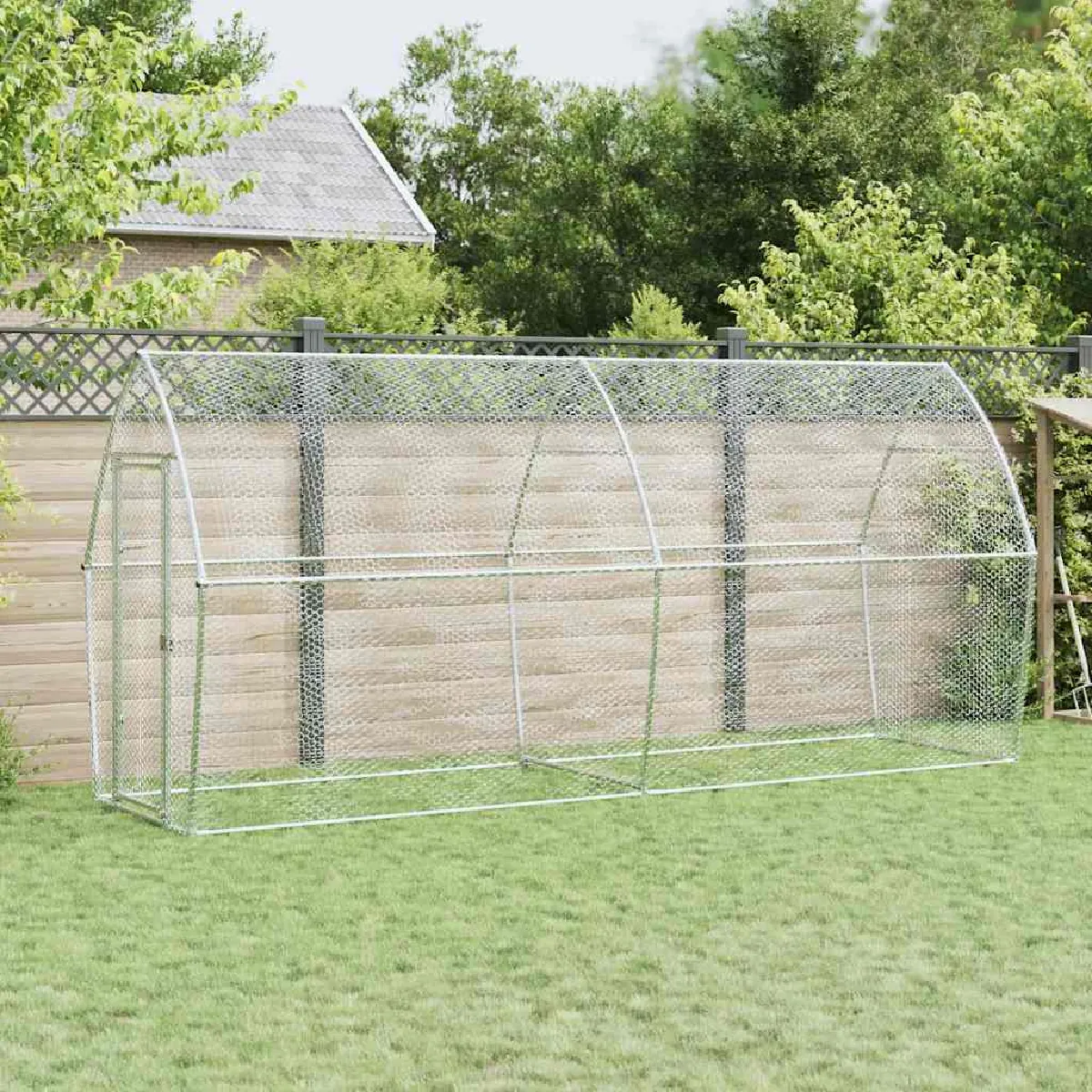 vidaXL Cage poules 400x105x182 cm - vue 2