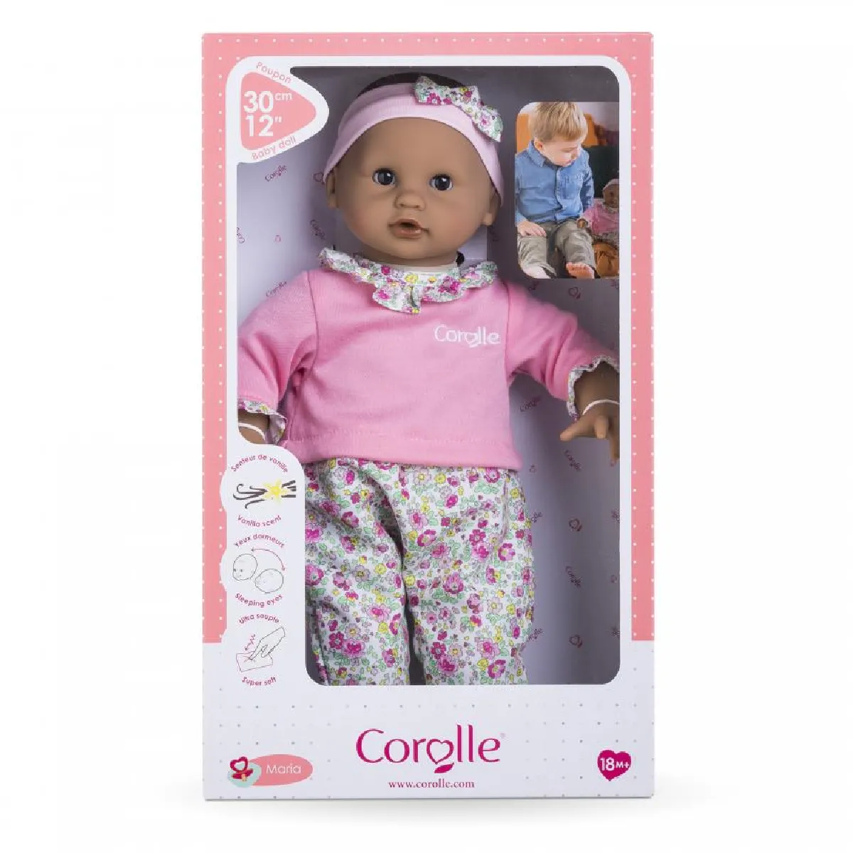COROLLE  B&eacute;b&eacute; Calin Maria poupon 30 cm