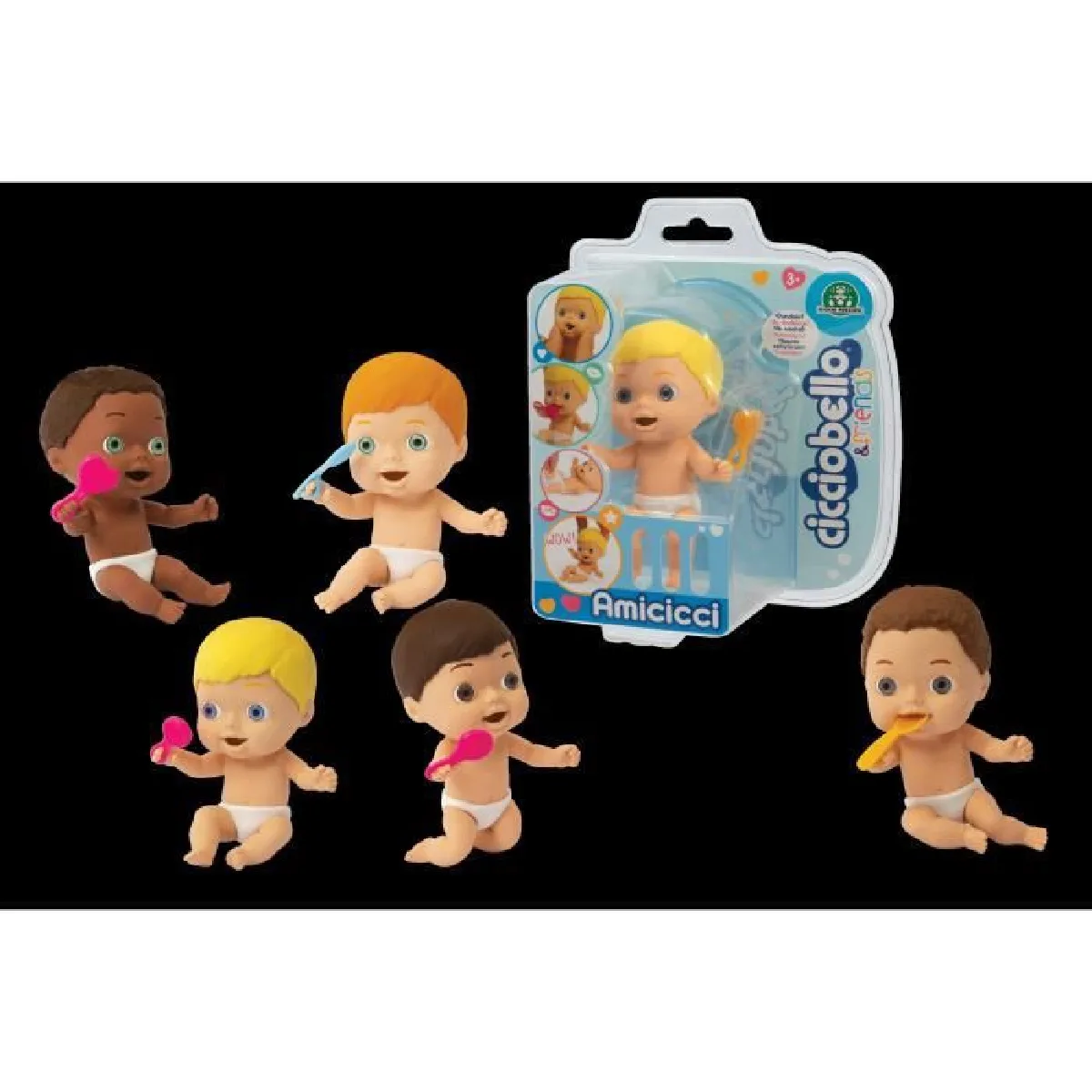Poupée Cicciobello Set Repas Amicicci Deluxe Modèle aléatoire