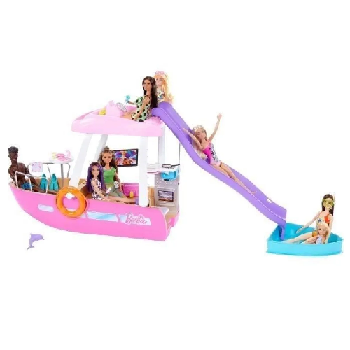 Coffret Le Bateau De Rêve De Barbie Mattel Le Coffret
