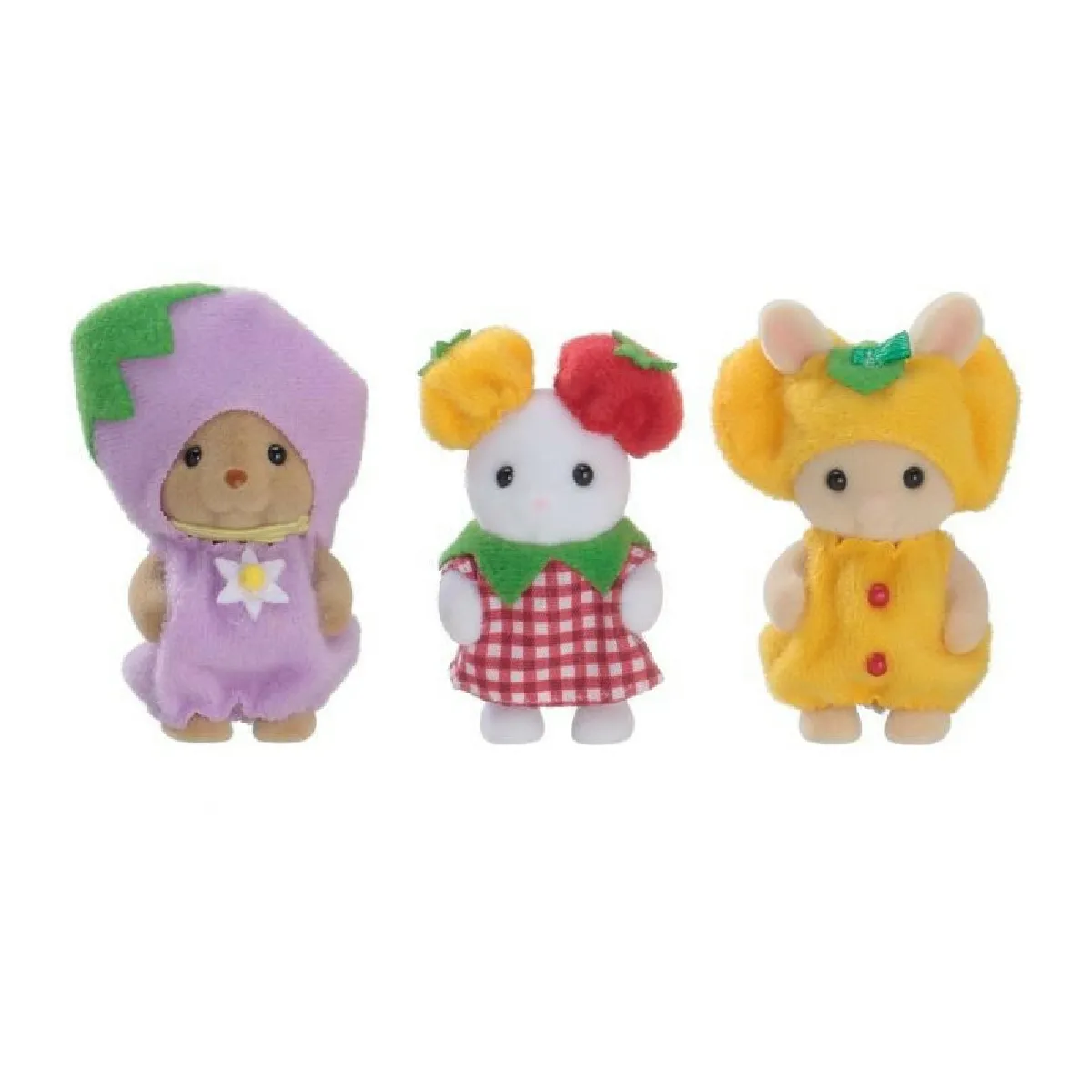 Figurines SYLVANIAN FAMILIES 5592 – Trio Bébés Légumes
