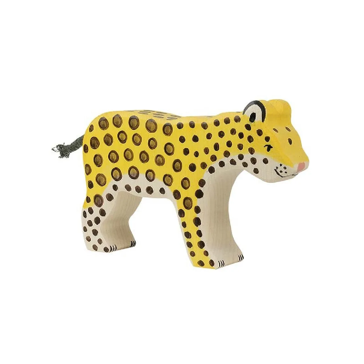 Holztiger Figurine guépard en bois