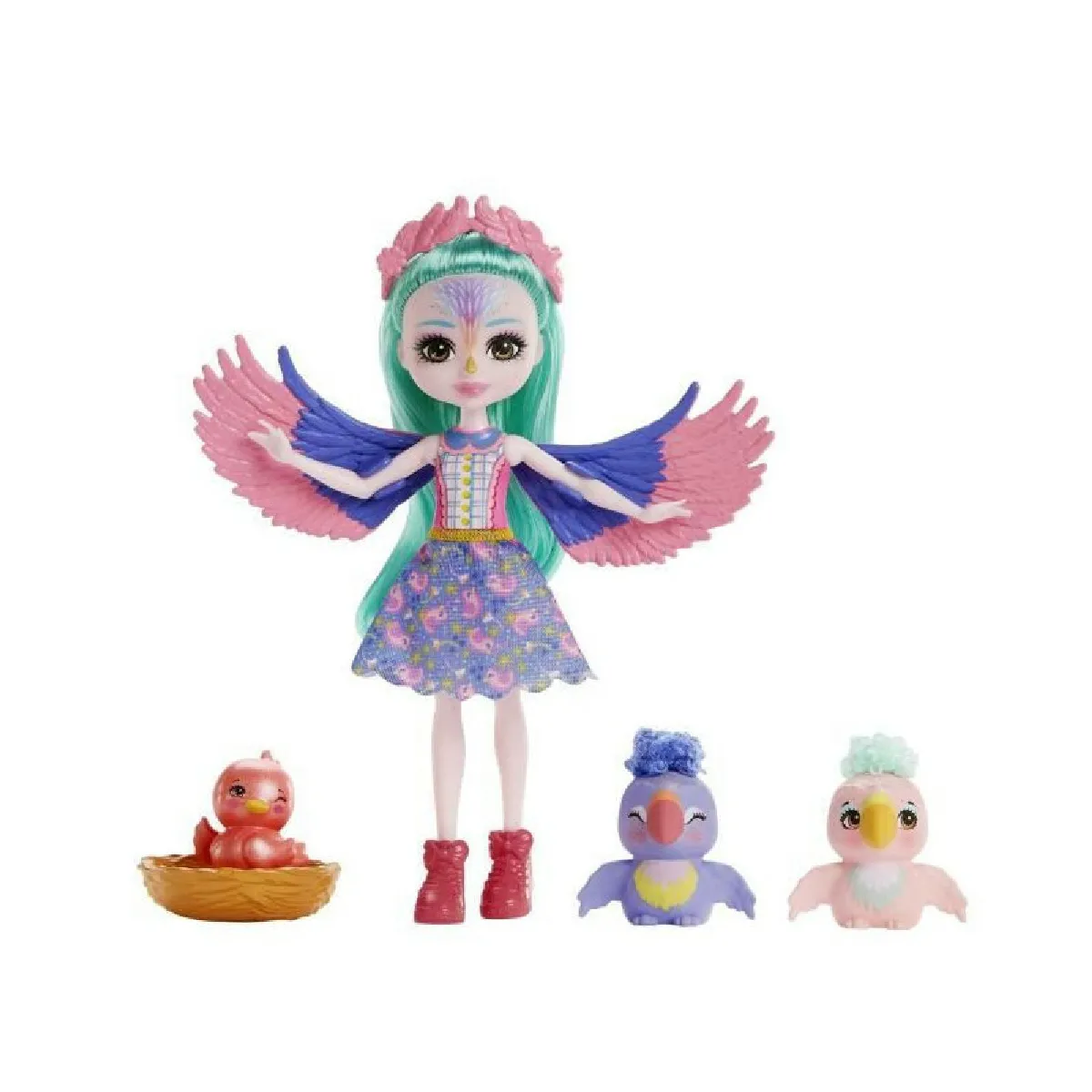 Enchantimals - Coffret Famille De Filia Finch - Mini-Univers - Figurine - Image 3