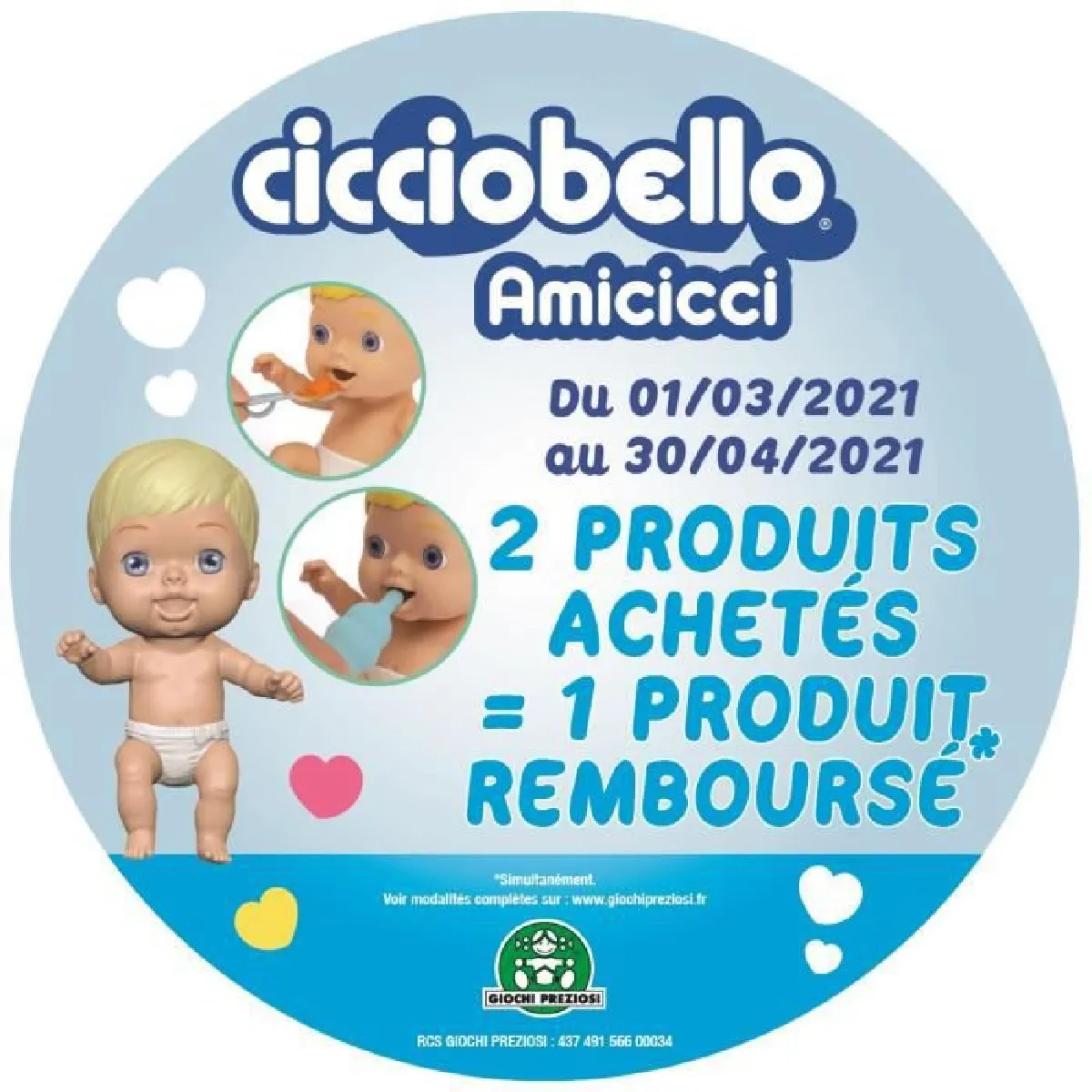 Poupée Cicciobello GIOCHI PREZIOSI - Neuf - Pour Fille