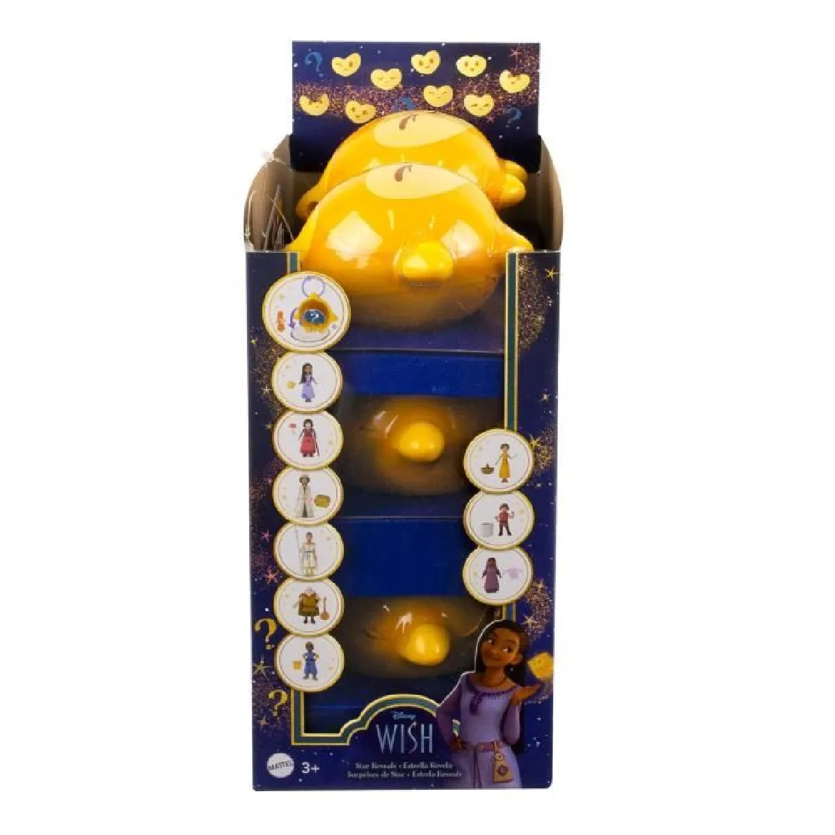 Disney Mini Poupée Surprise Wish Star Reveals Étui Porte Clés Avec Poupée Et Accessoire Les Styles Peuvent Varier - vue 2