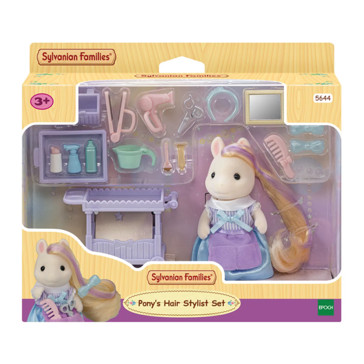 Sylvanian Family 5644 : La maman poney et son kit de coiffure Epoch d'enfance - vue 3