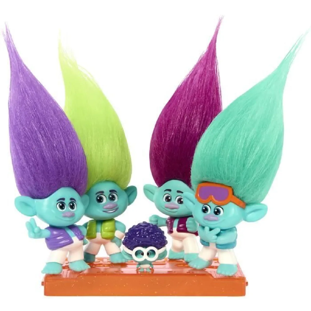Les Trolls 3 Coffret 5 Petites Poupées Brozone En Tournée Figurines Et + - vue 2
