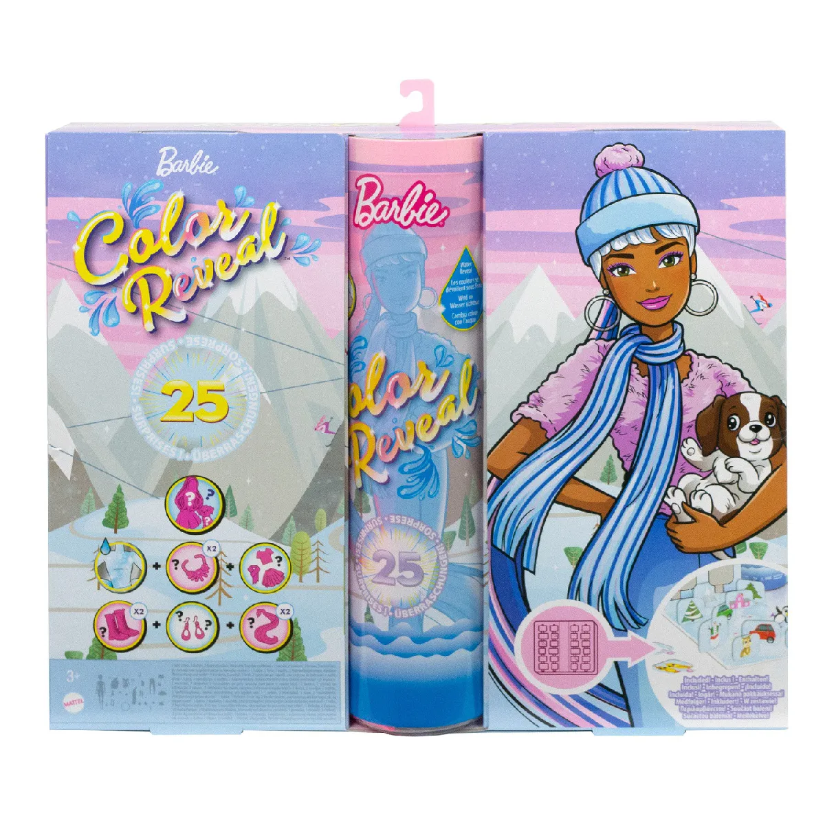 Poupée Barbie HJX55 – Coffret Color Reveal avec 6 Surprises Incluses - vue 2
