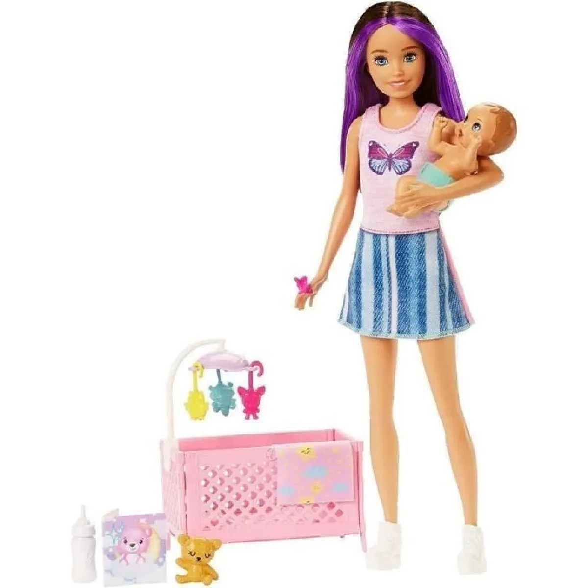 BARBIE Skipper Baby-Sitter-Coffret poupée et accessoires