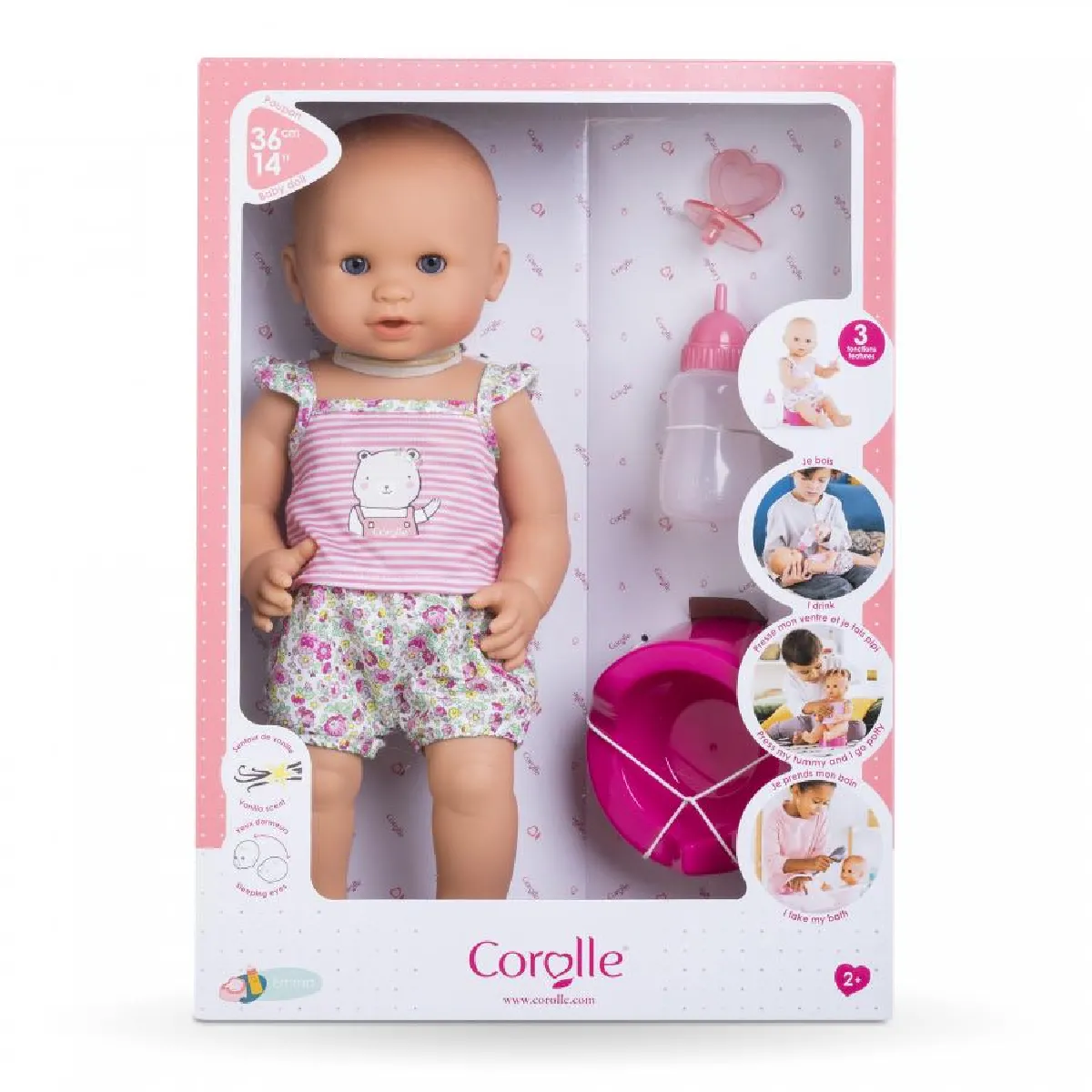COROLLE  Poupon Emma fait pipi 36 cm