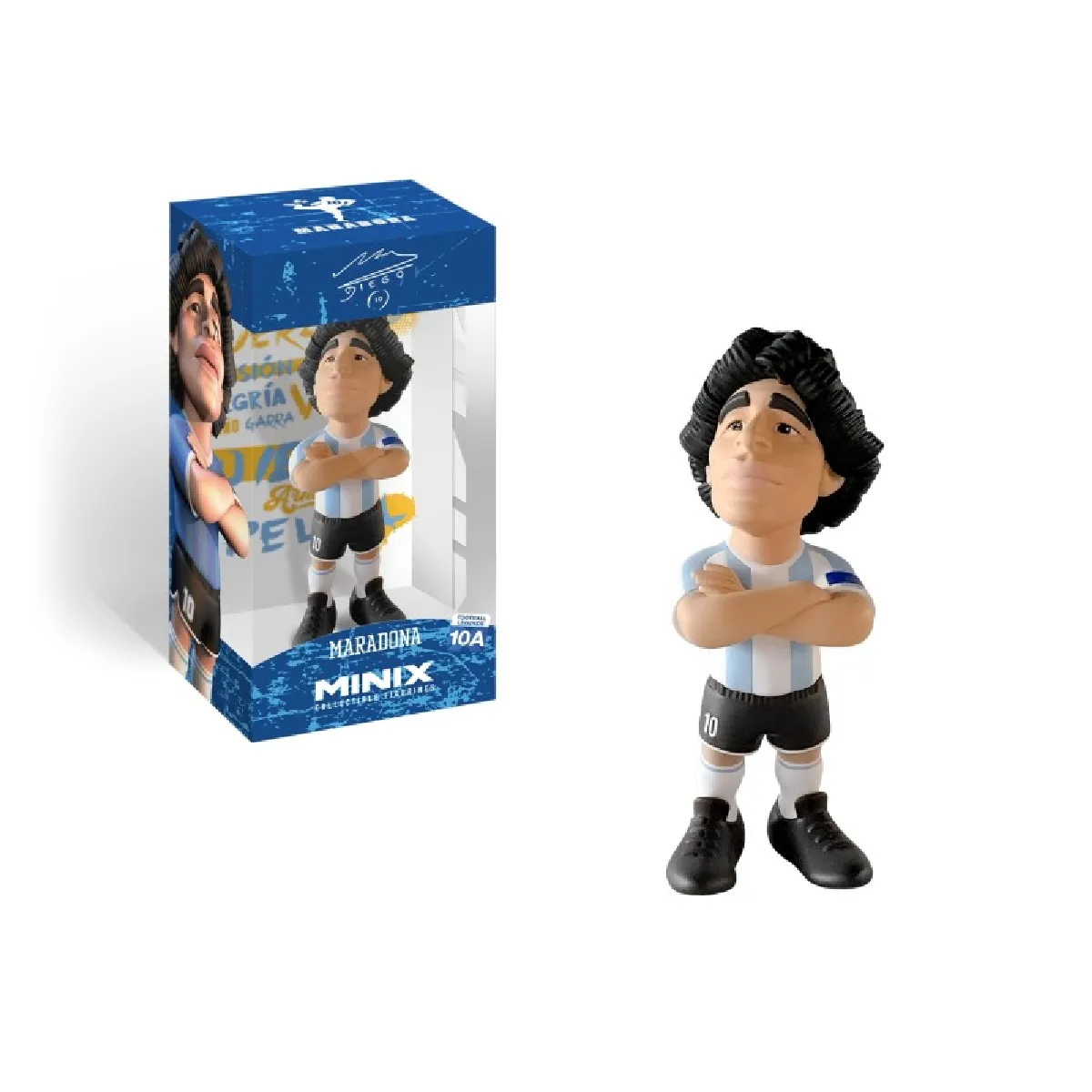 Minix Unisex Bleu Figurine Maradona Argentine - Image 4