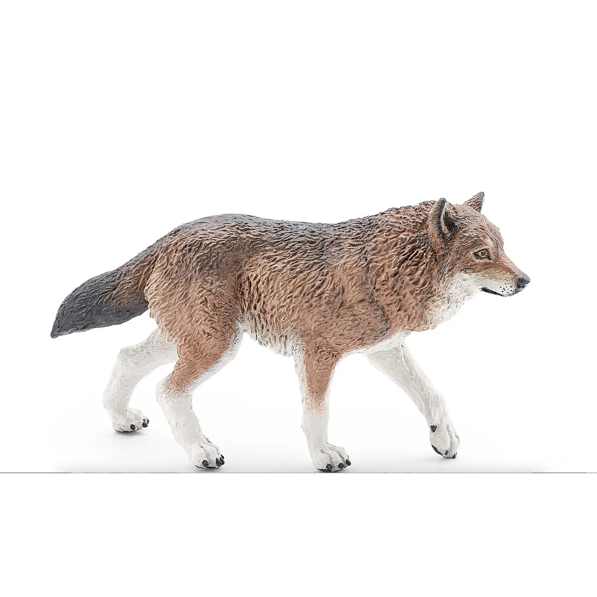 Papo Marron Figurine Loup - Animaux Réalistes Pour Enfants - Neuf - Image 5