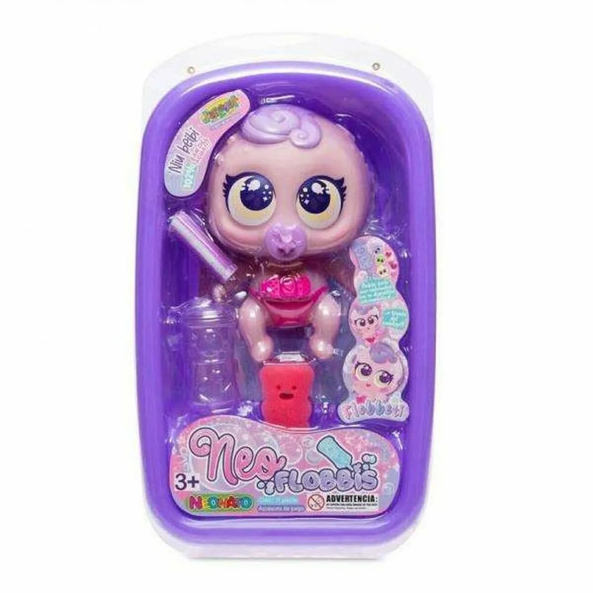 Poupée Bandai – Neoflobbi Flobbeti, Poupon Bébé Non Interactif