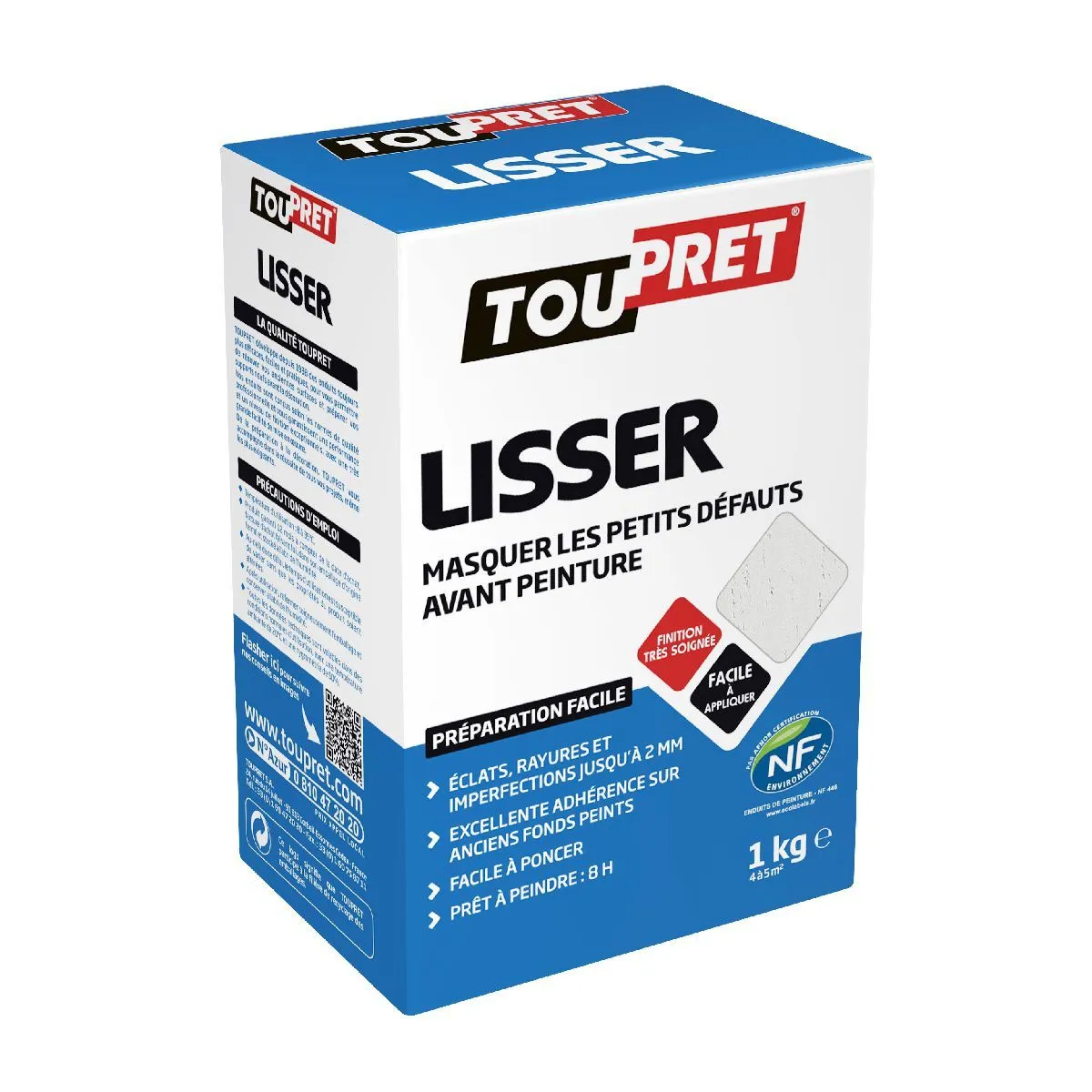 TOUPRET Poudre de lissage  Lisser 1Kg - LSLIS01 - Rouge