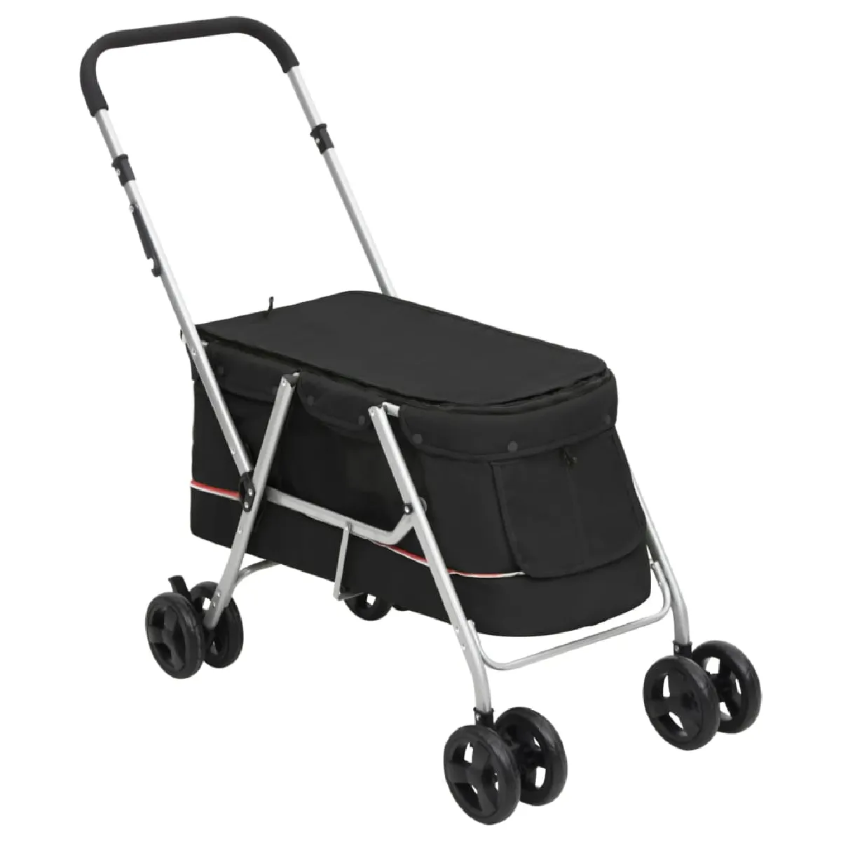 Vidaxl Poussette Pour Chien Pliante 100x49x96 cm - vue 2