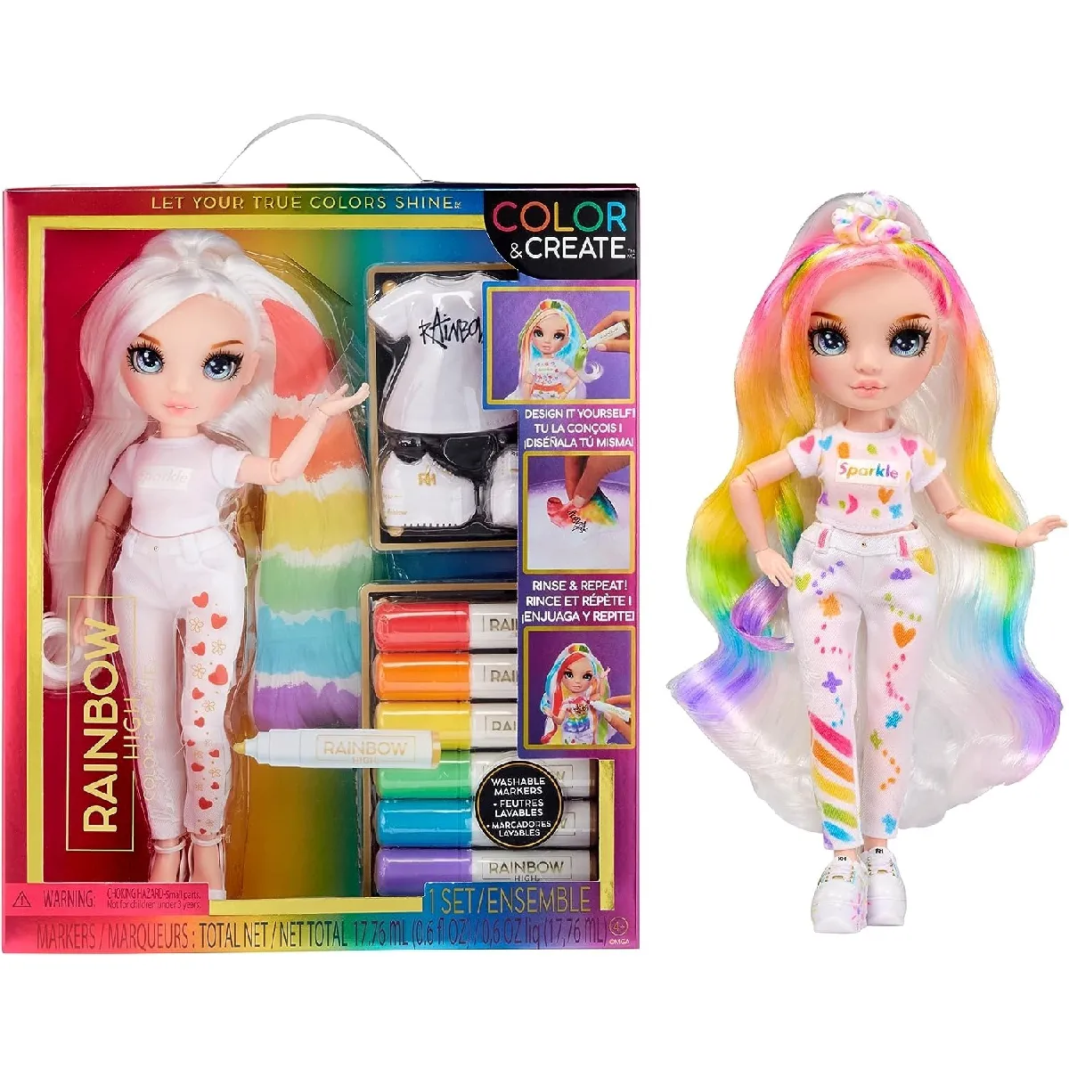 Rainbow High Poupée Personnalisable