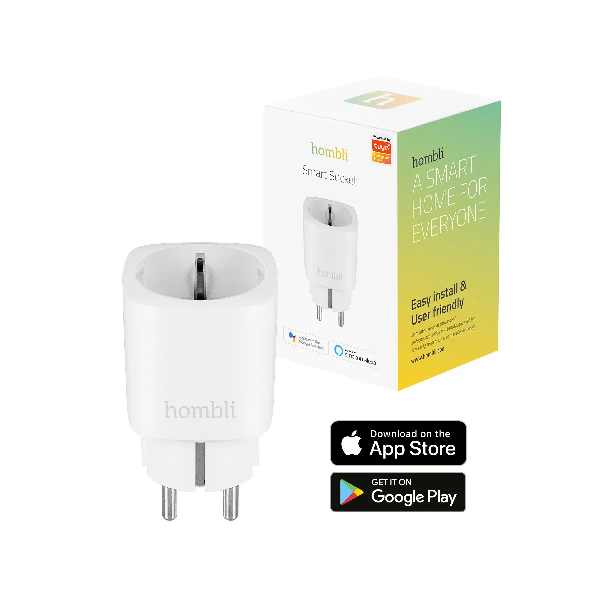 Hombli Prise Connectée Simple - Avec Mesure De Consommation