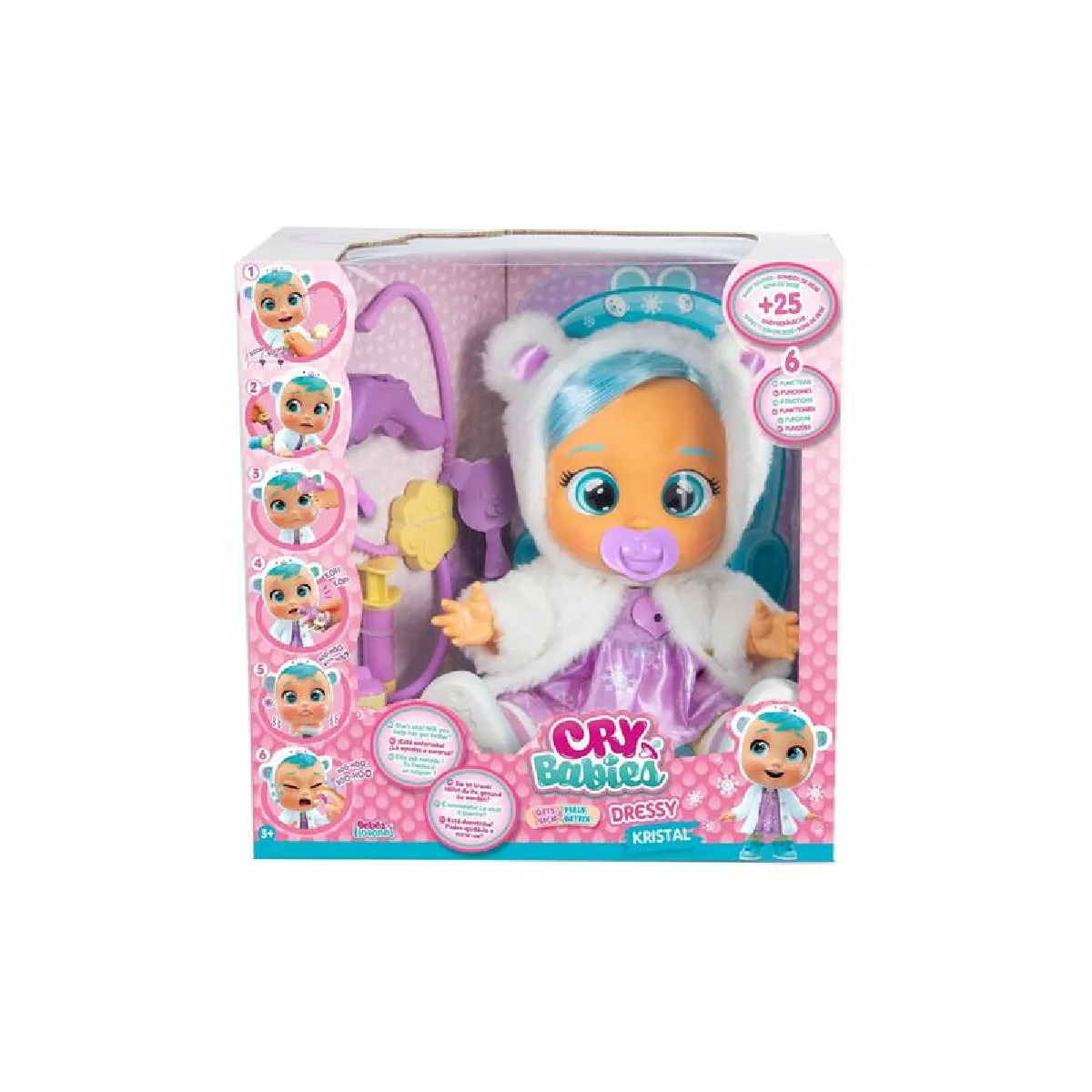 Cry babies poupon interactif Dressy Kristal Poupon Rue du