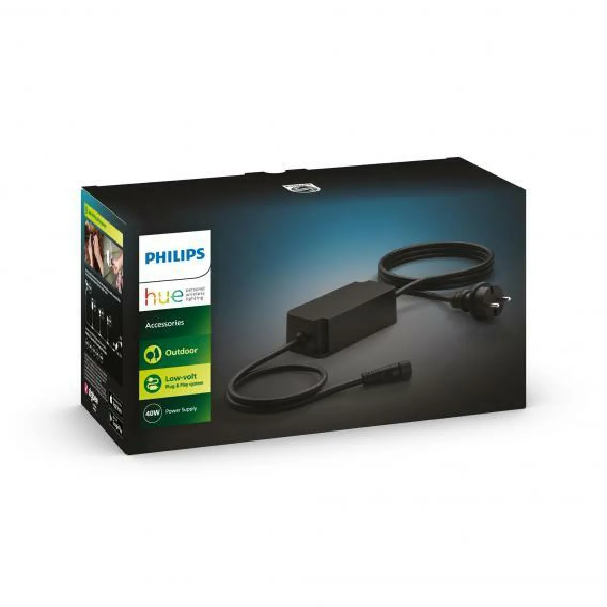 Philips Hue Noir Outdoor Câble Alimentation 40W - Image 4