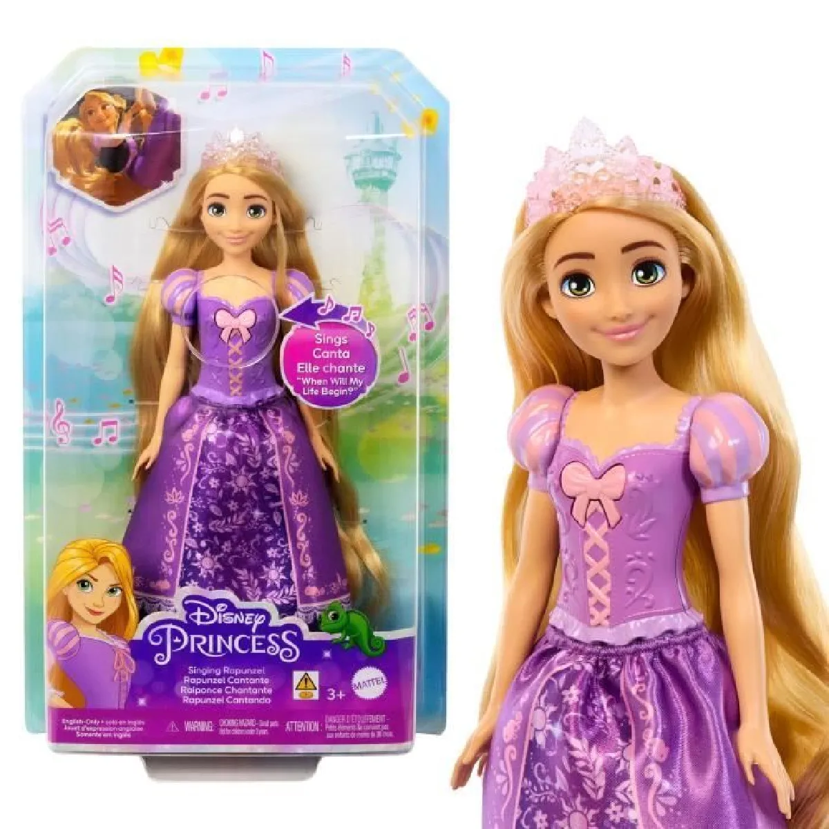 Disney Poupée Raiponce chantante - Disney Princesses