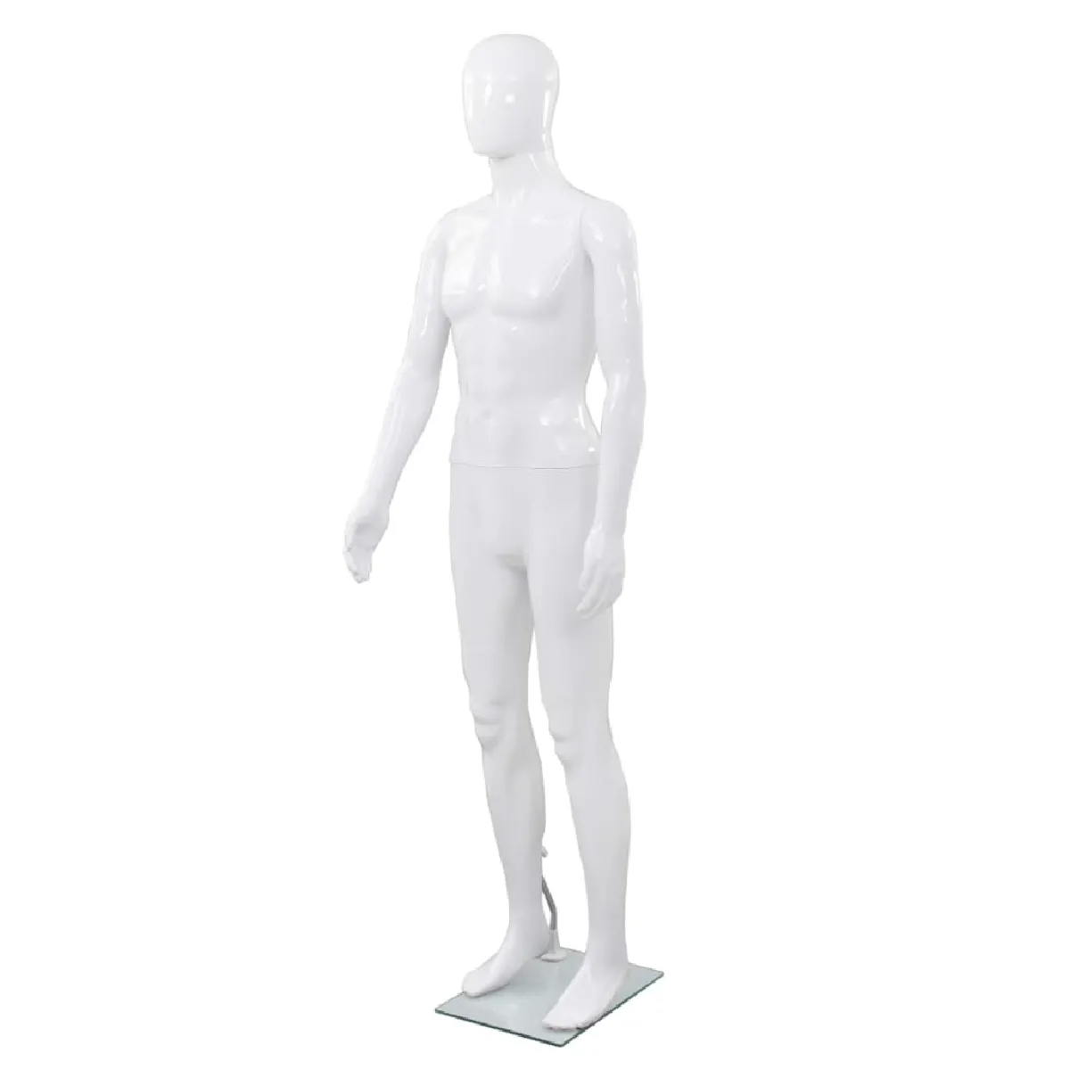 VIDAXL - Mannequin Homme - Corps Complet - 185 cm - Blanc - Image 3