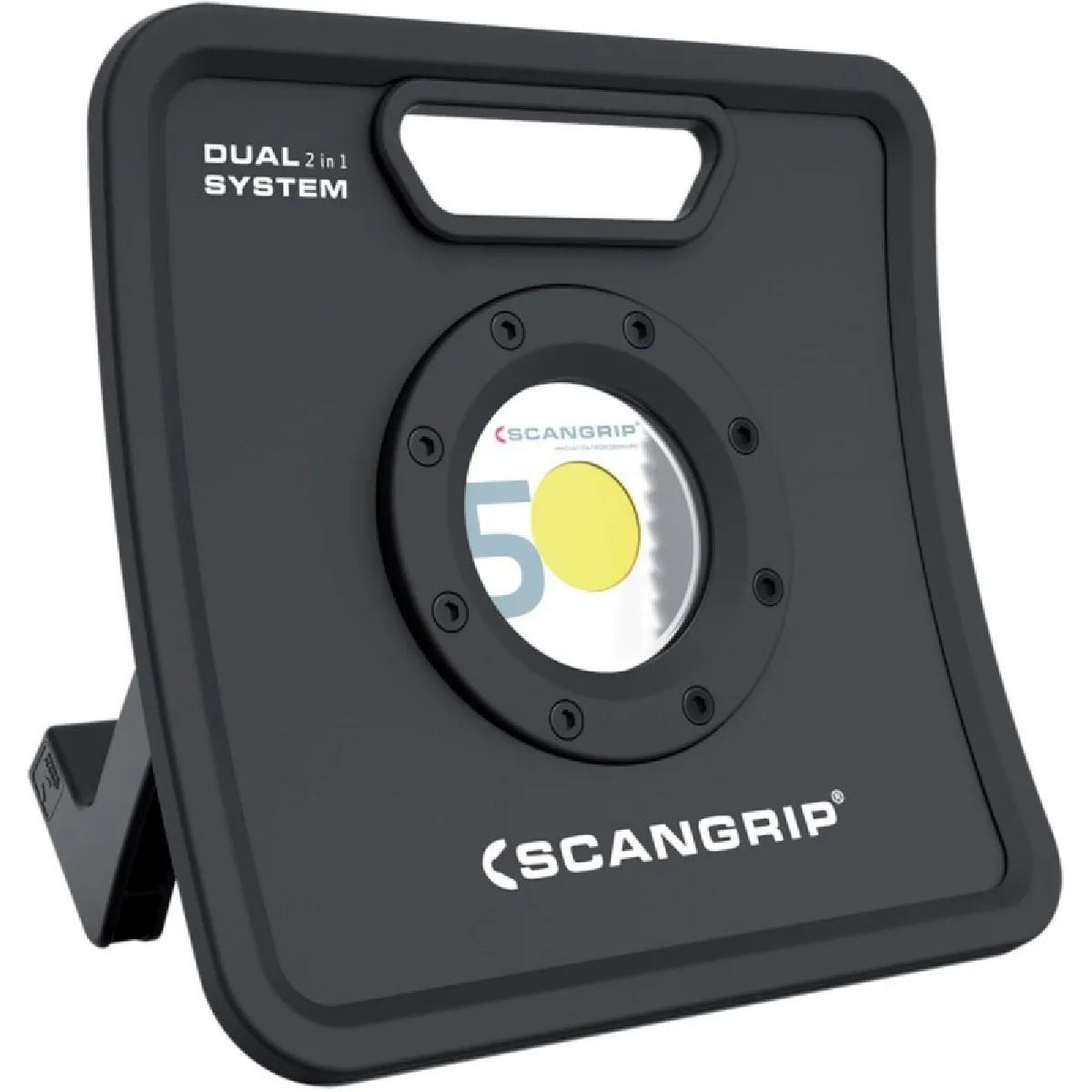 Lampe De Travail LED Portable 50W - Rechargeable USB, Support, Chantier Et Intérieur