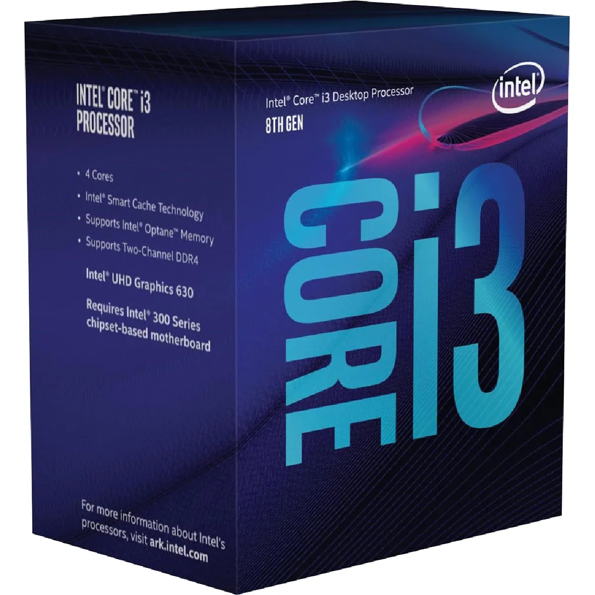 INTEL  Core i3 8100 - 3,6 GHz