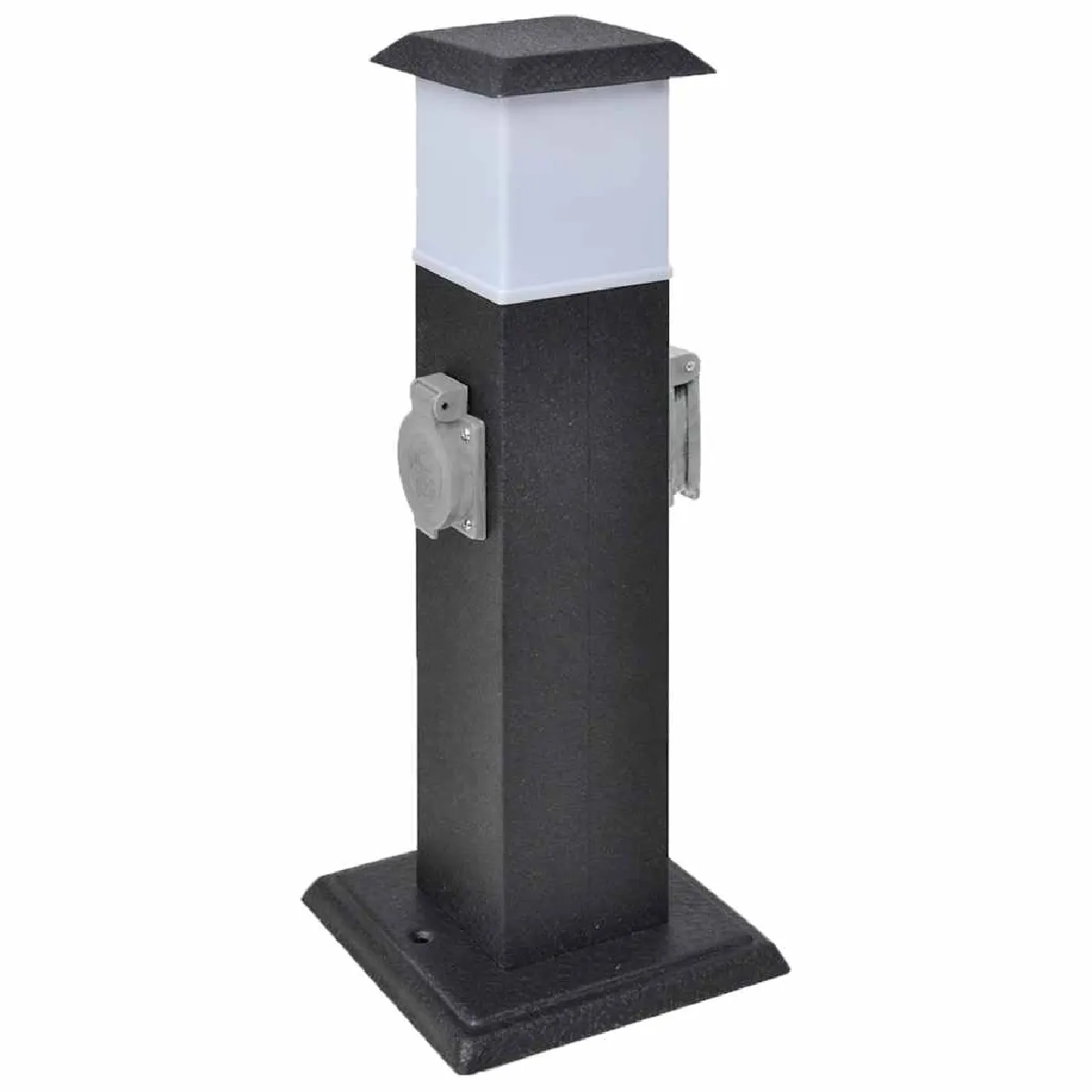vidaXL Prise de jardin avec lampe
