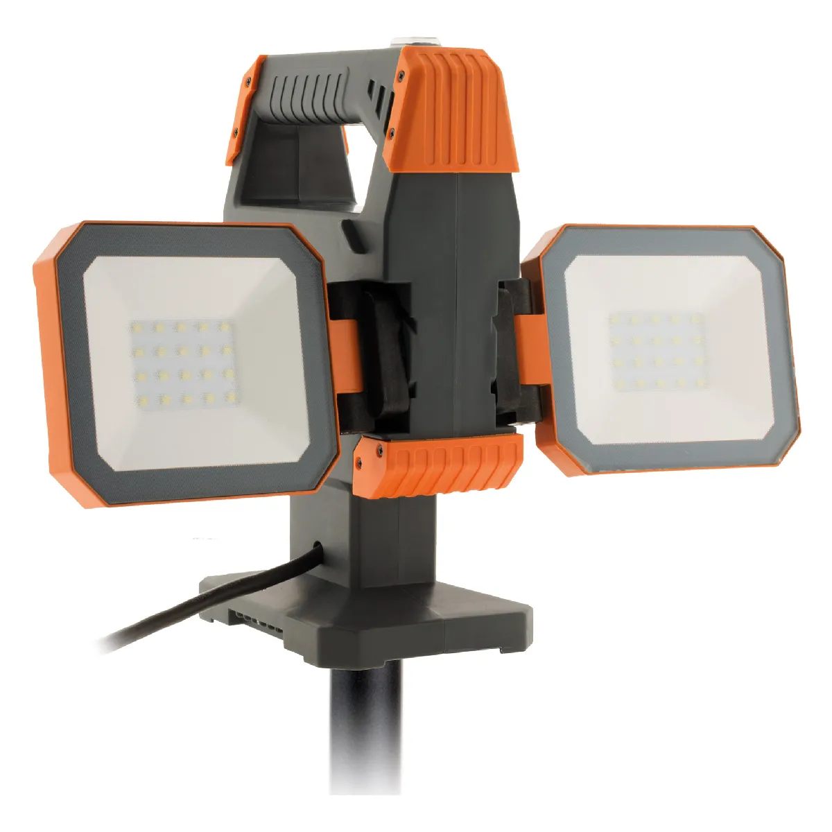 Zenitech Orange Projecteur Led Rotatif - 2 X 15 W