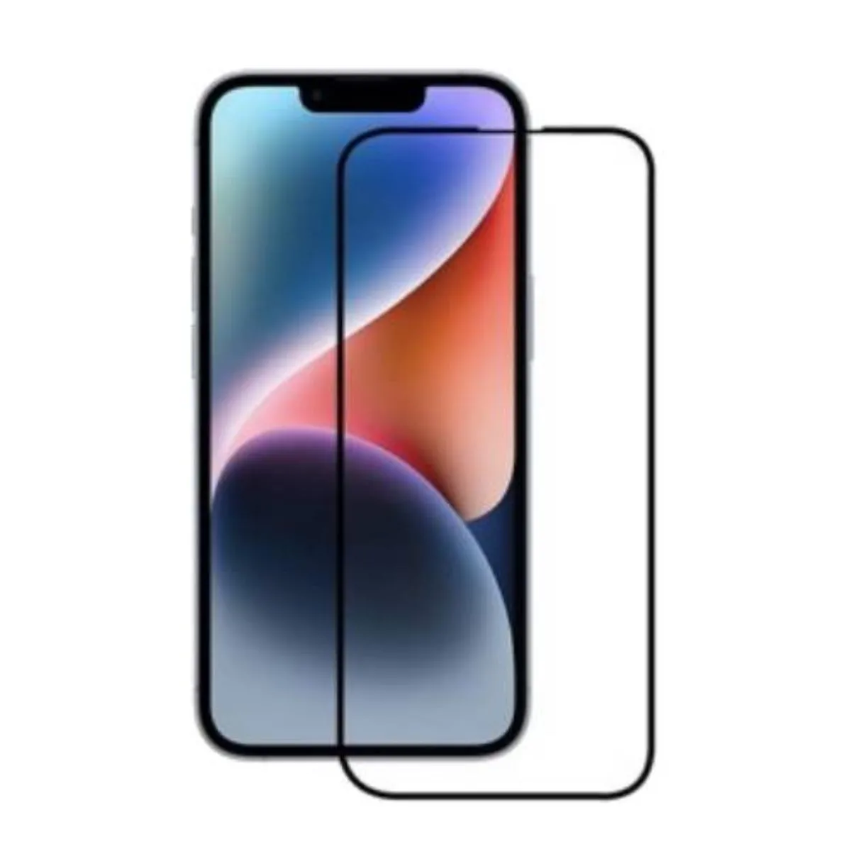 Mw Verre De Protection D'écran Pour Iphone 14 Plus Easy Glass Case Friendly Transparent