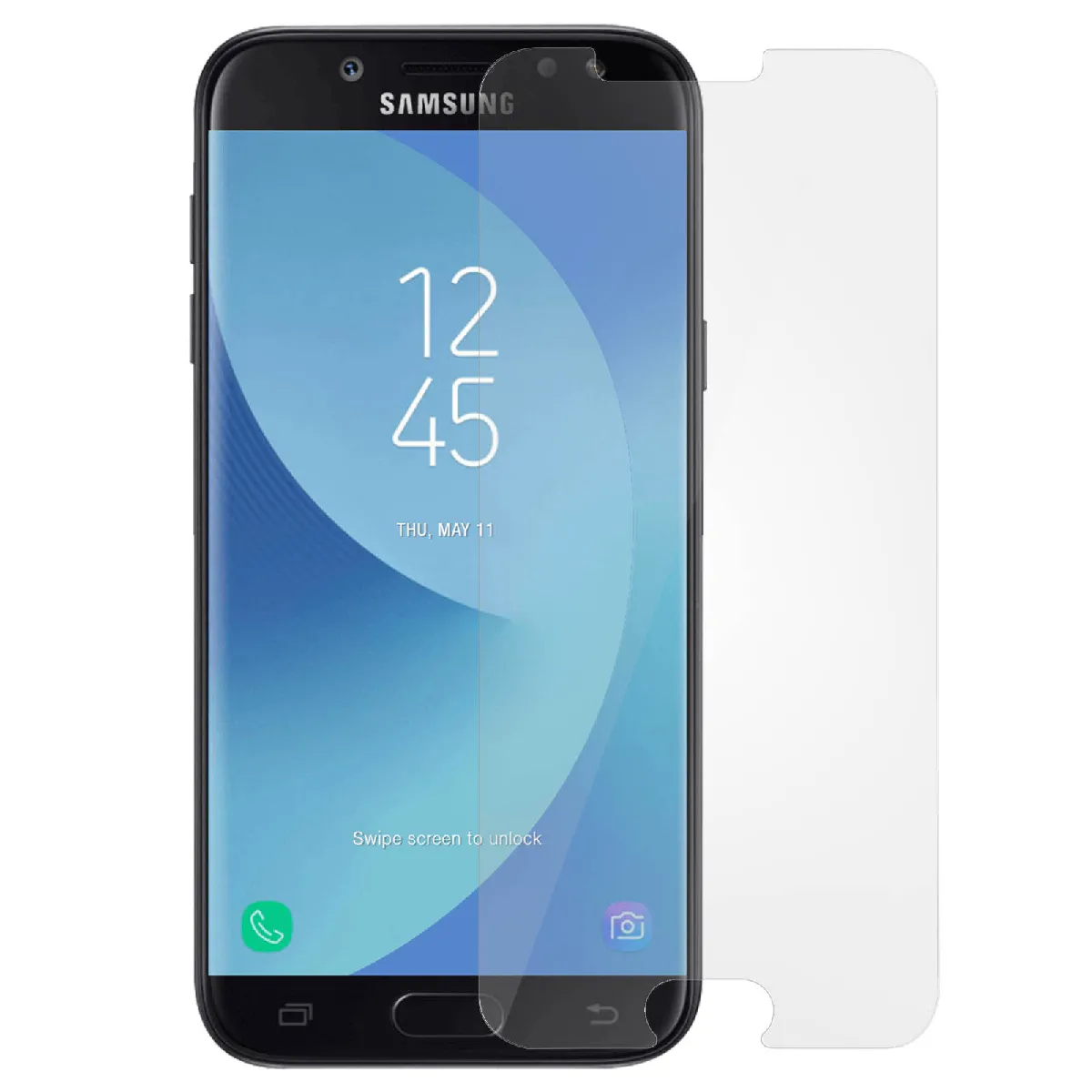 Avizar Film Protection Ecran Verre Trempé Pour Samsung Galaxy J5 2017 Anti-Explosion Transparent