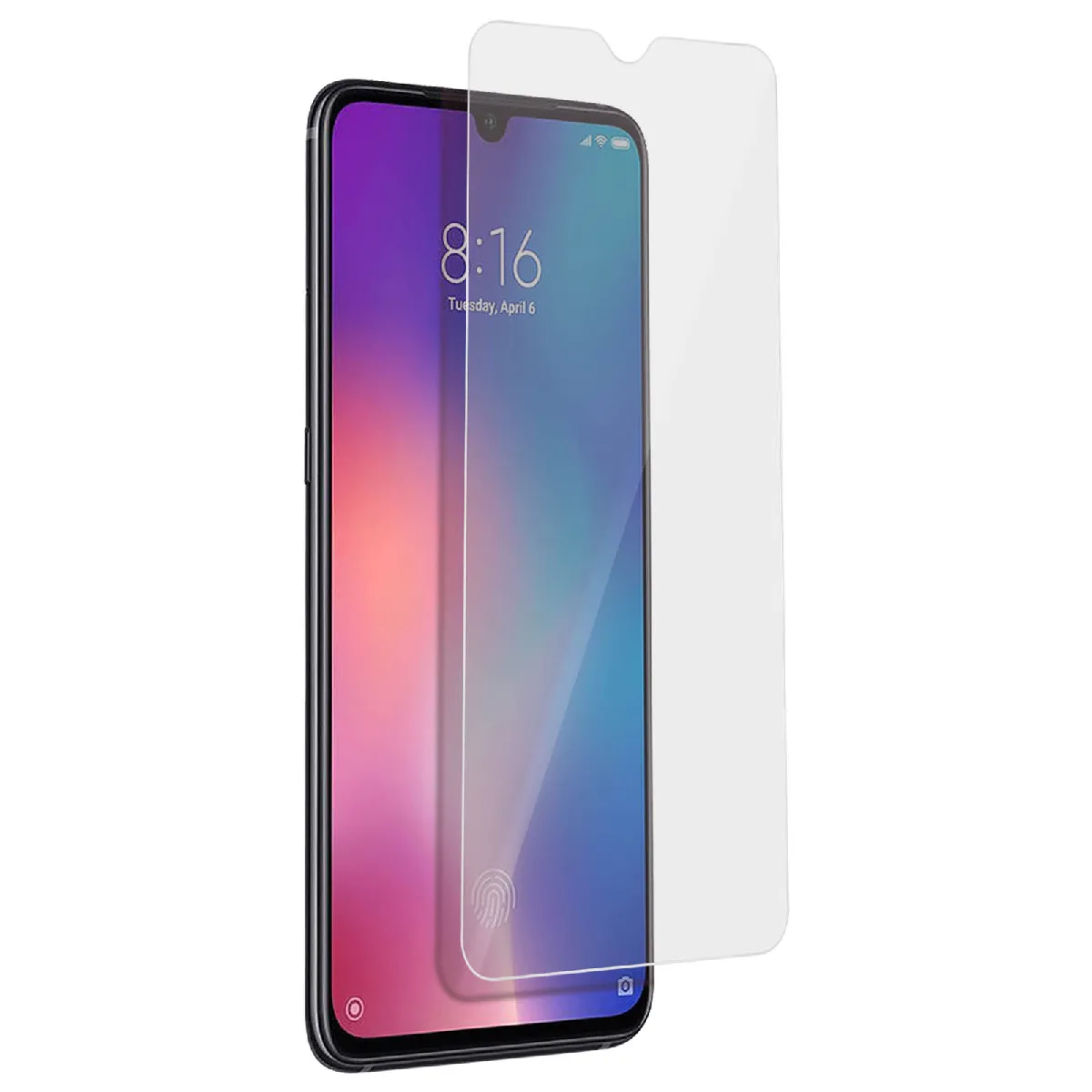 Avizar Film Xiaomi Mi 9 Protection Écran Verre Trempé 9H Antichoc Transparent