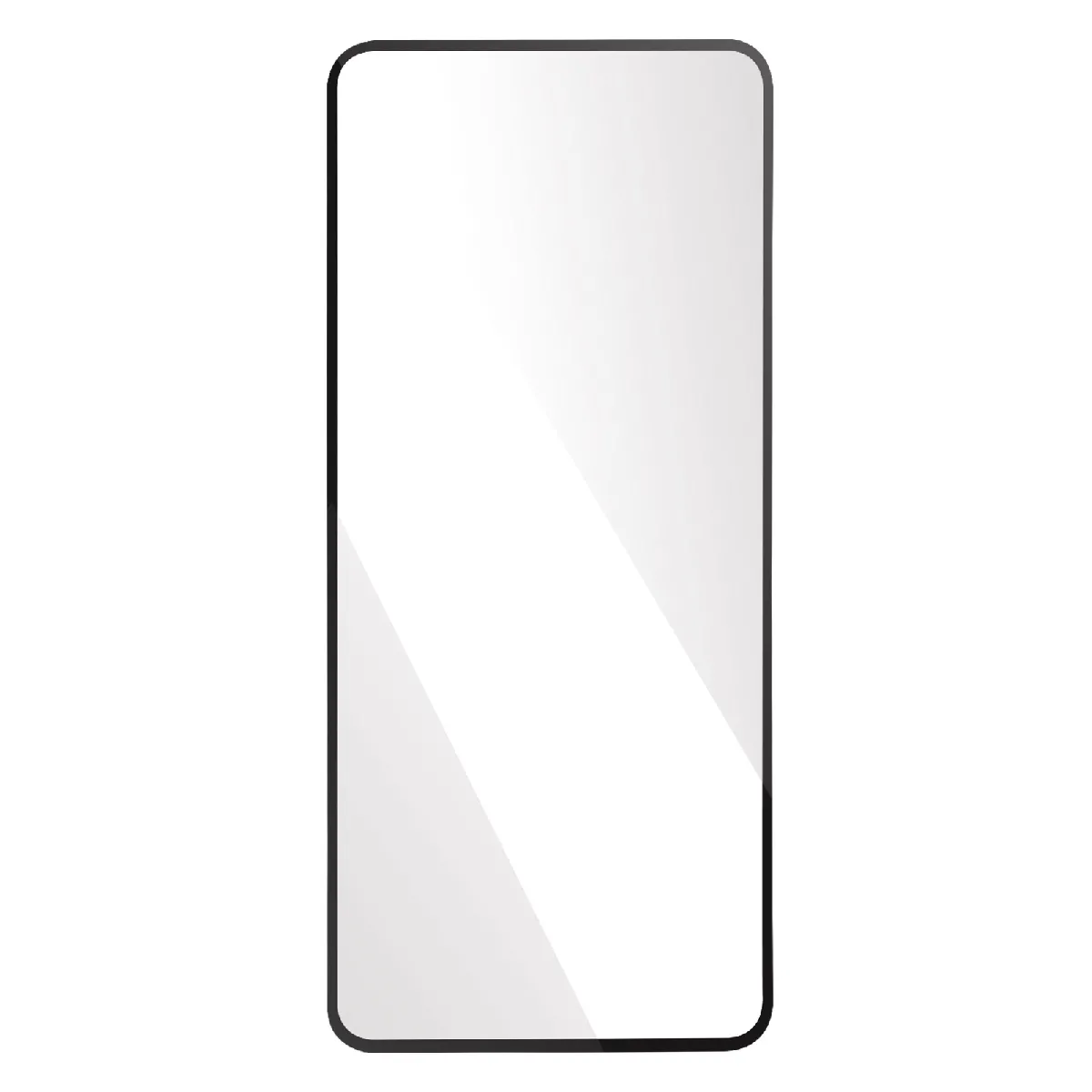 Avizar Noir Verre Trempé Pour Oppo Reno 8 5G 9H Biseautés 5D Adhésion Totale