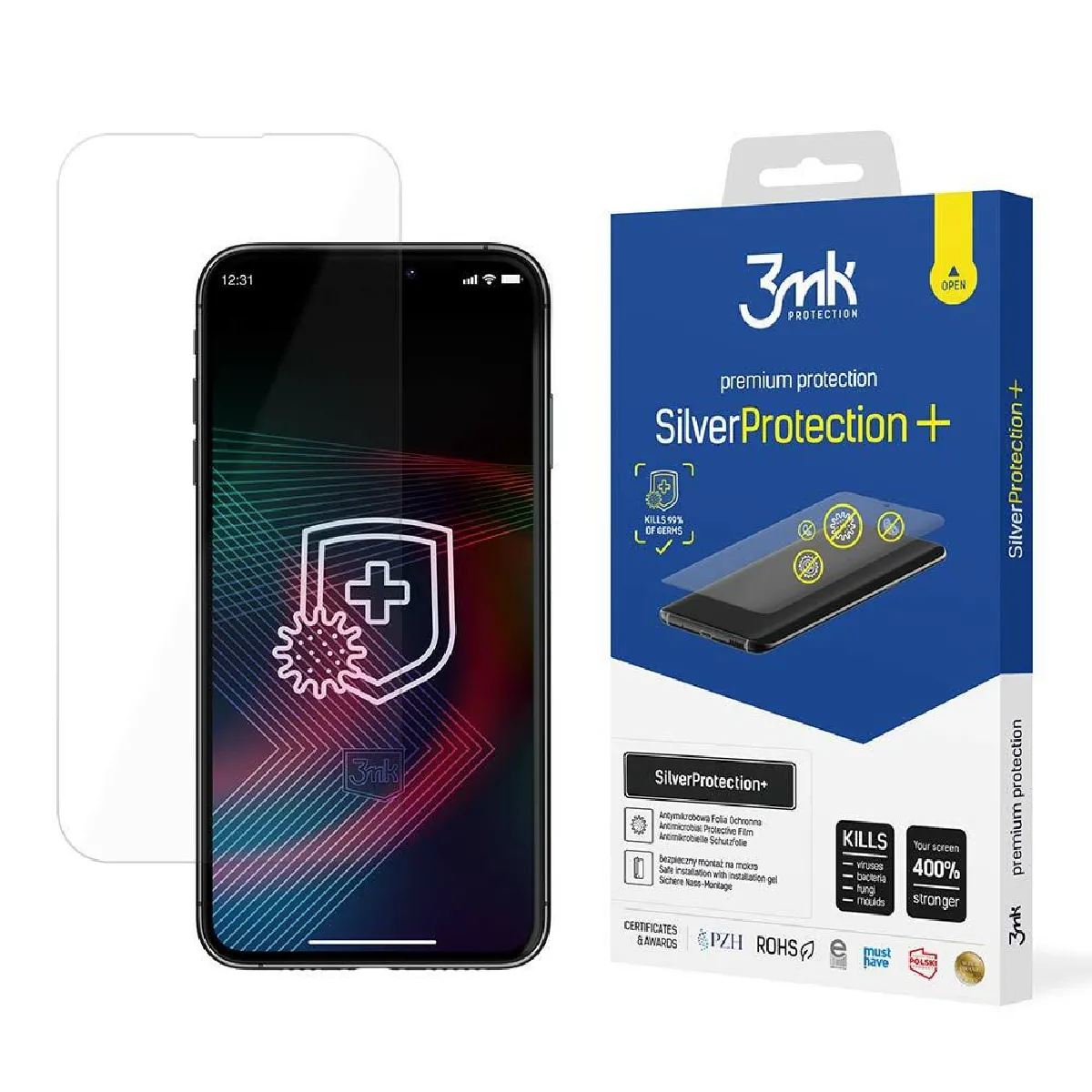 3mk Film de protection d'écran pour iPhone 14 Plus/14 Pro Max - 6,7