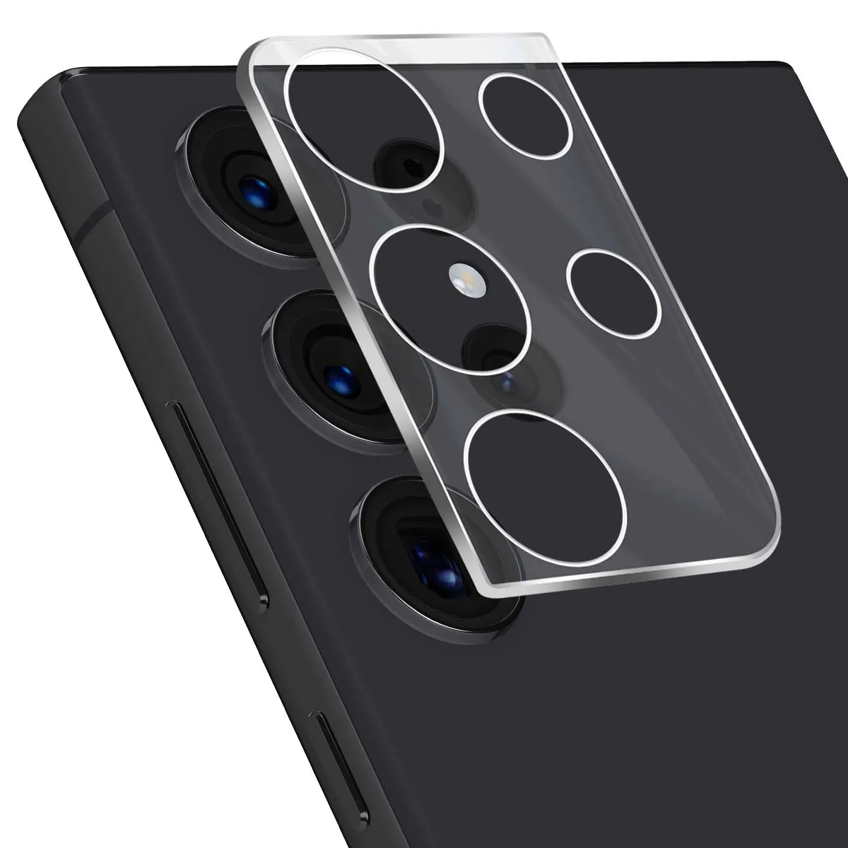 Mocolo Protection D'objectif Caméra Pour Galaxy S22 Ultra En Verre Trempé 9H Transparent